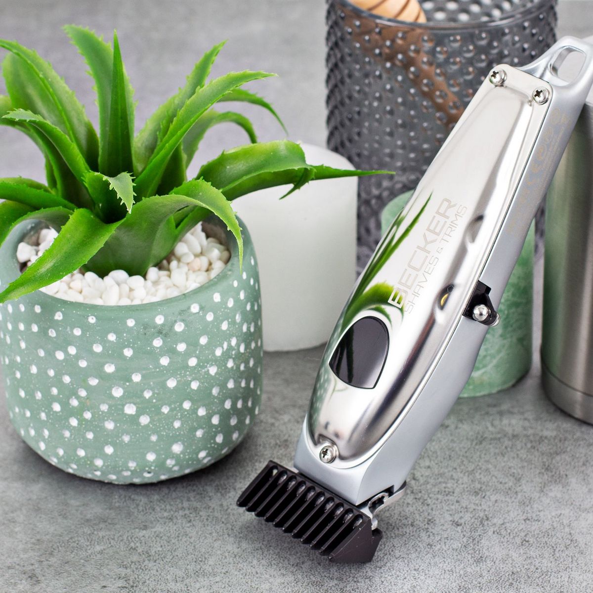 BECKER SHAVES & TRIMS Tondeuse cheveux VMAXBOX - Argent