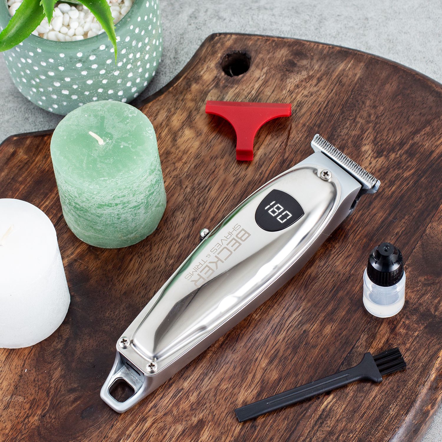 Voir la diapositive 18 : BECKER SHAVES & TRIMS Tondeuse cheveux VMAXBOX - Argent