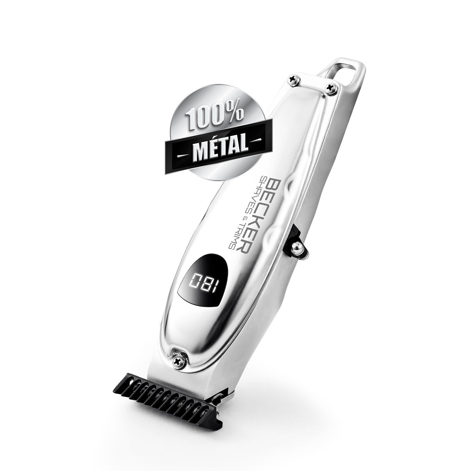 Voir la diapositive 20 : BECKER SHAVES & TRIMS Tondeuse cheveux VMAXBOX - Argent