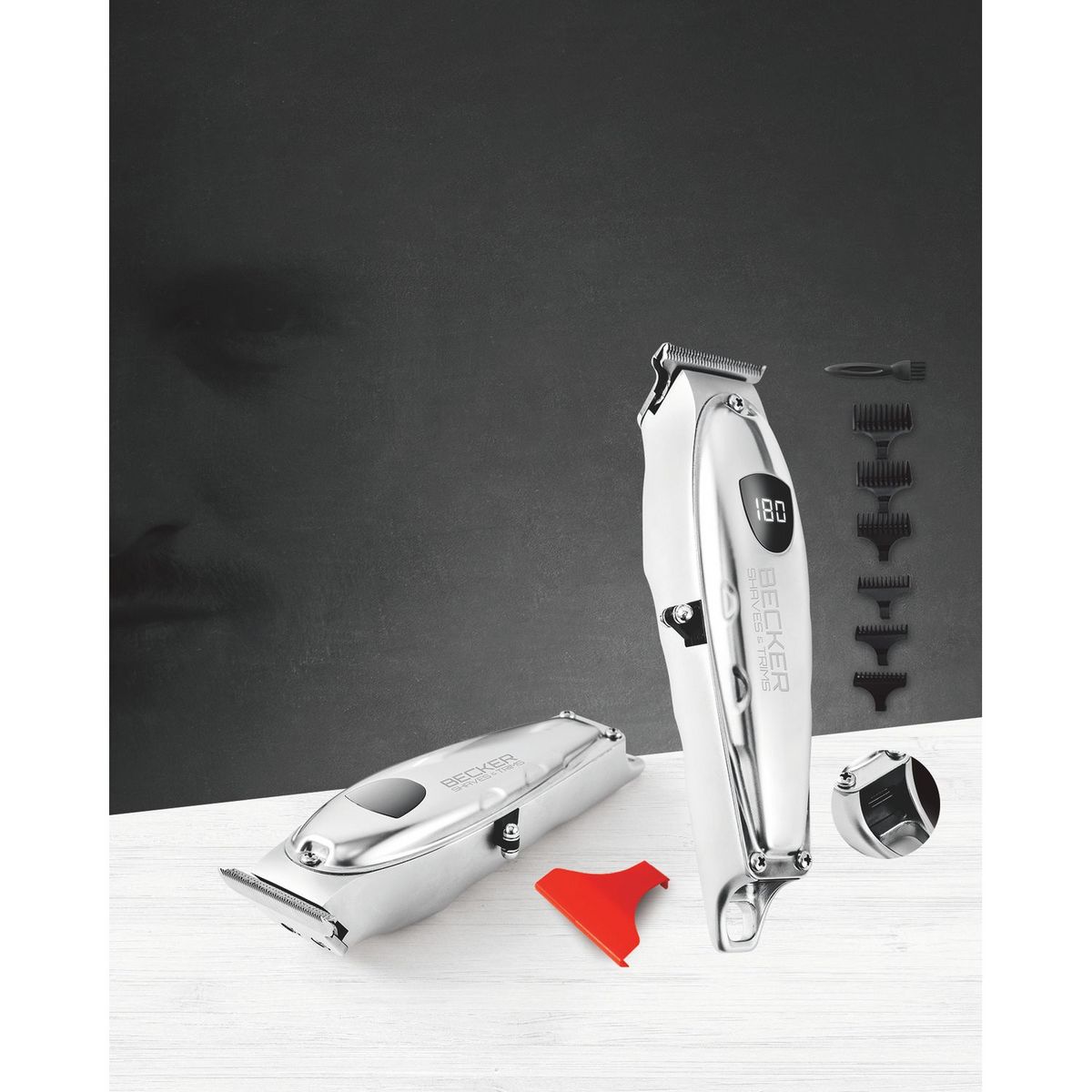 BECKER SHAVES & TRIMS Tondeuse cheveux VMAXBOX - Argent