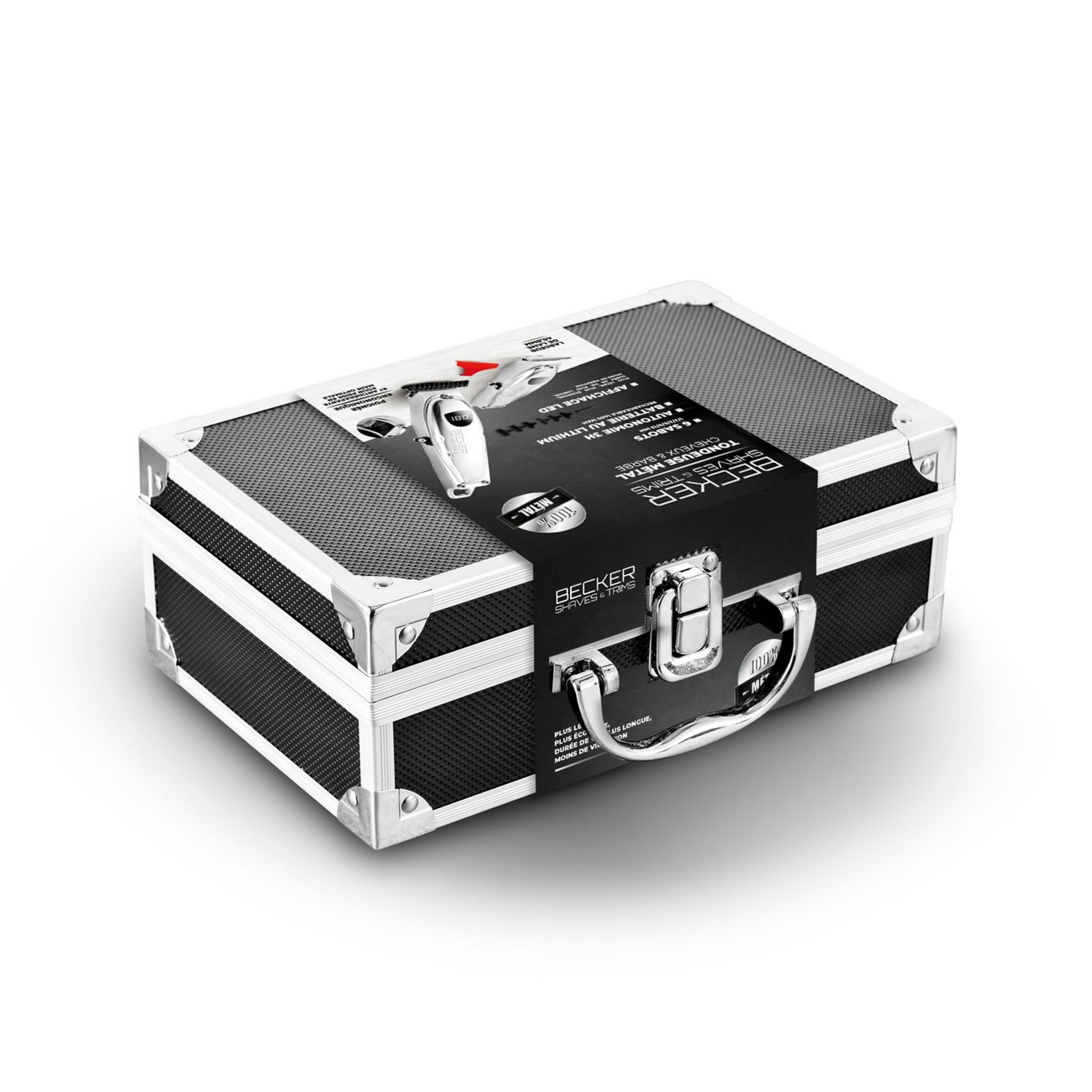 Voir la diapositive 3 : BECKER SHAVES & TRIMS Tondeuse cheveux VMAXBOX - Argent