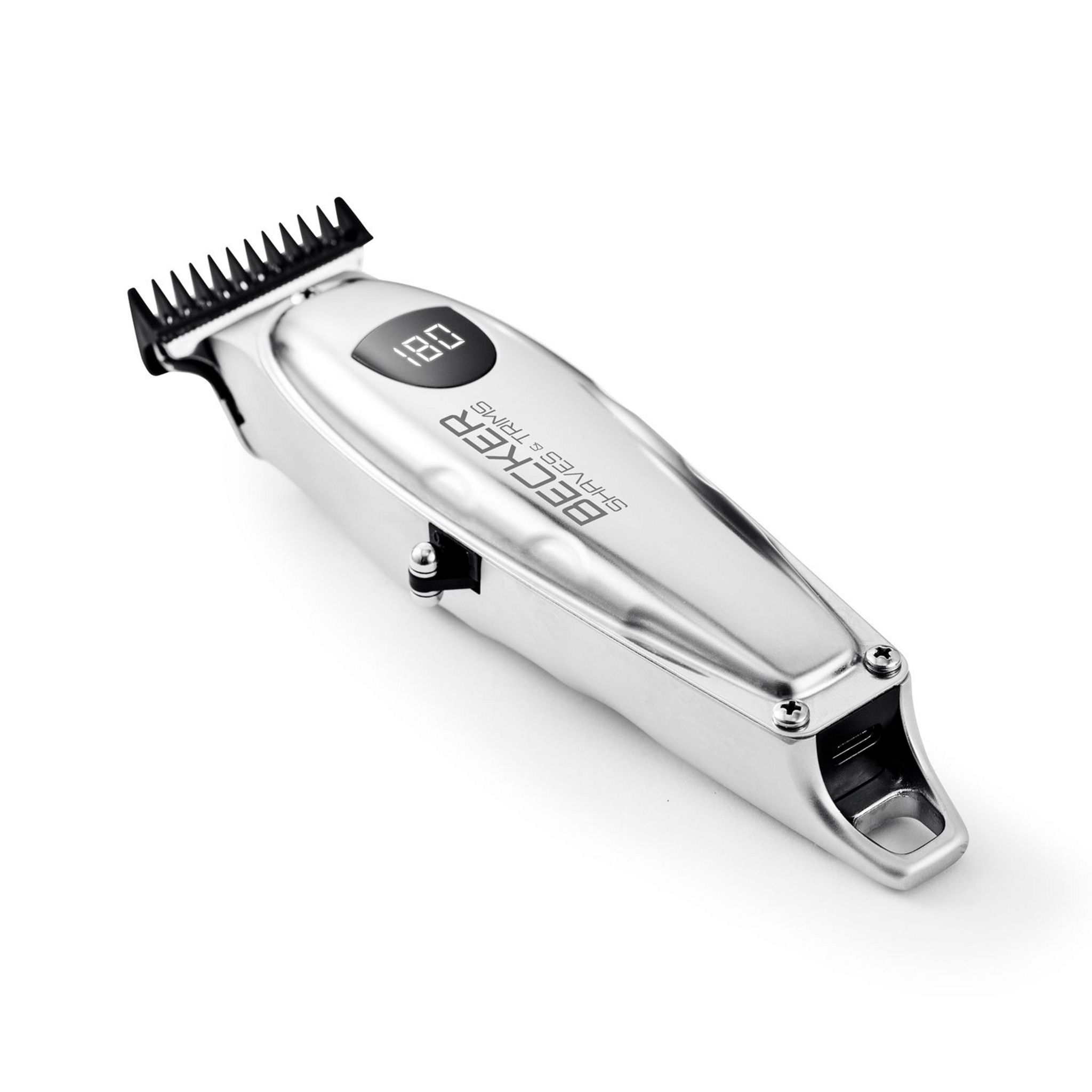 Voir la diapositive 28 : BECKER SHAVES & TRIMS Tondeuse cheveux VMAXBOX - Argent