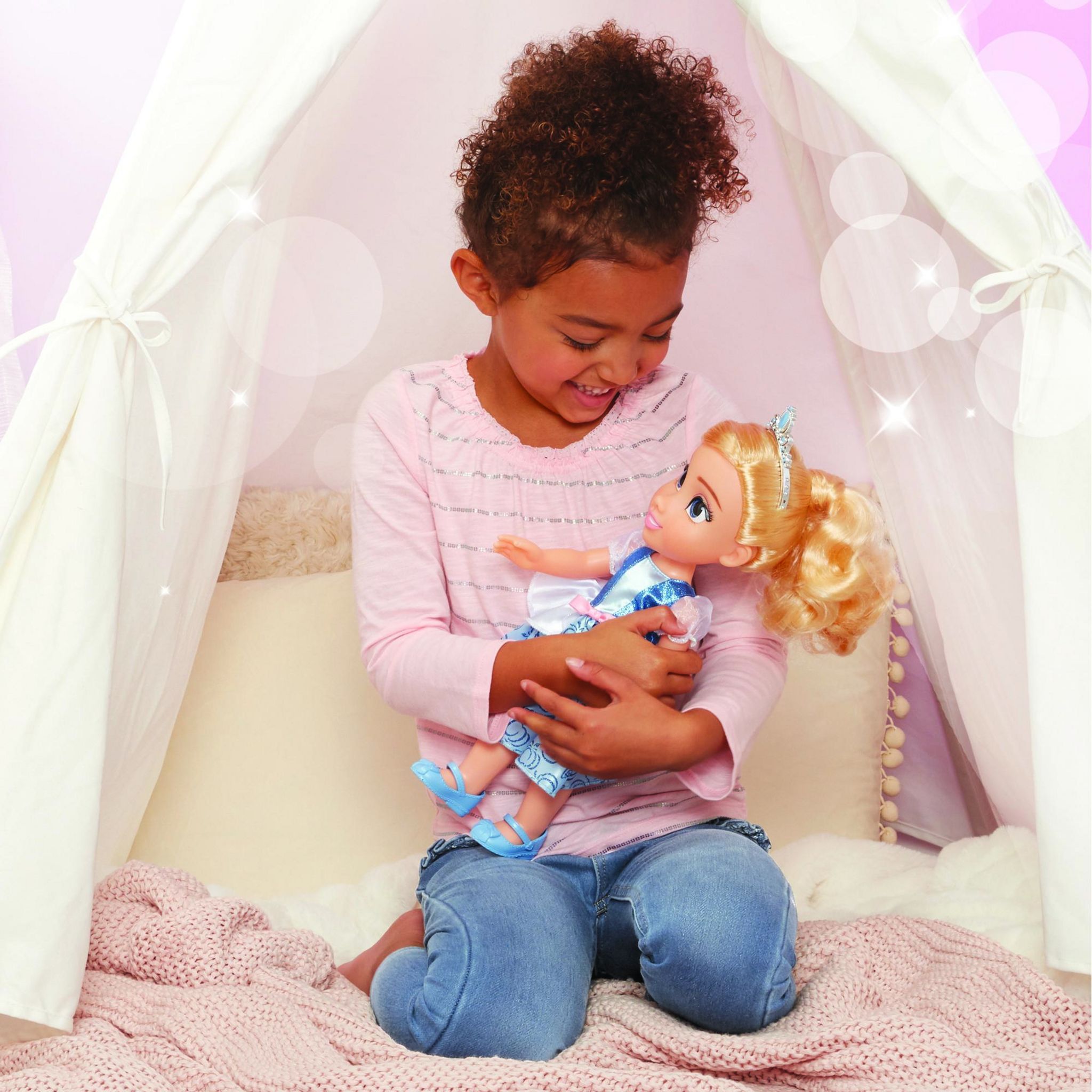 Voir la diapositive 3 : JAKKS Poupée Disney Princess Cendrillon 38 cm