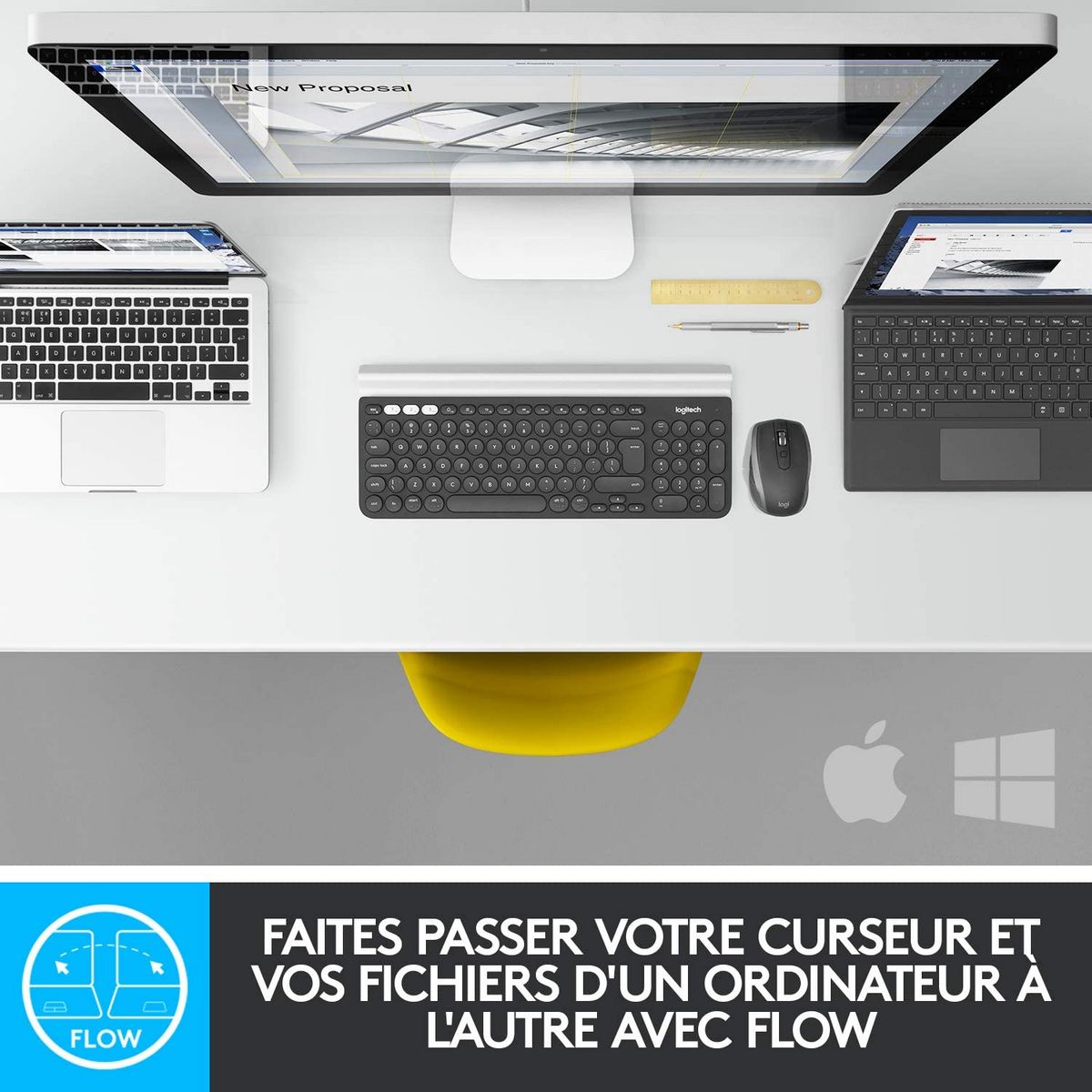 LOGITECH Souris MX ANYWHERE 2S - Noir