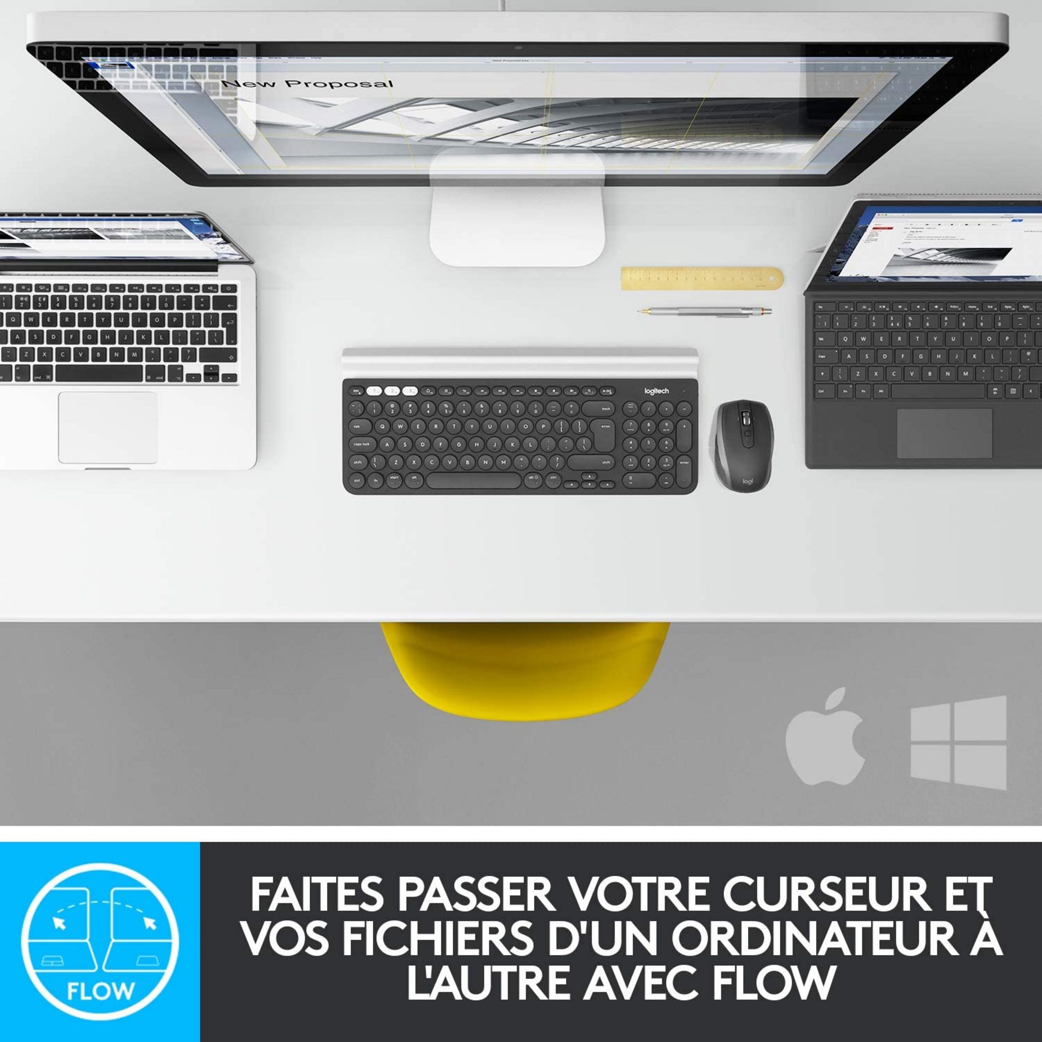 Voir la diapositive 2 : LOGITECH Souris MX ANYWHERE 2S - Noir