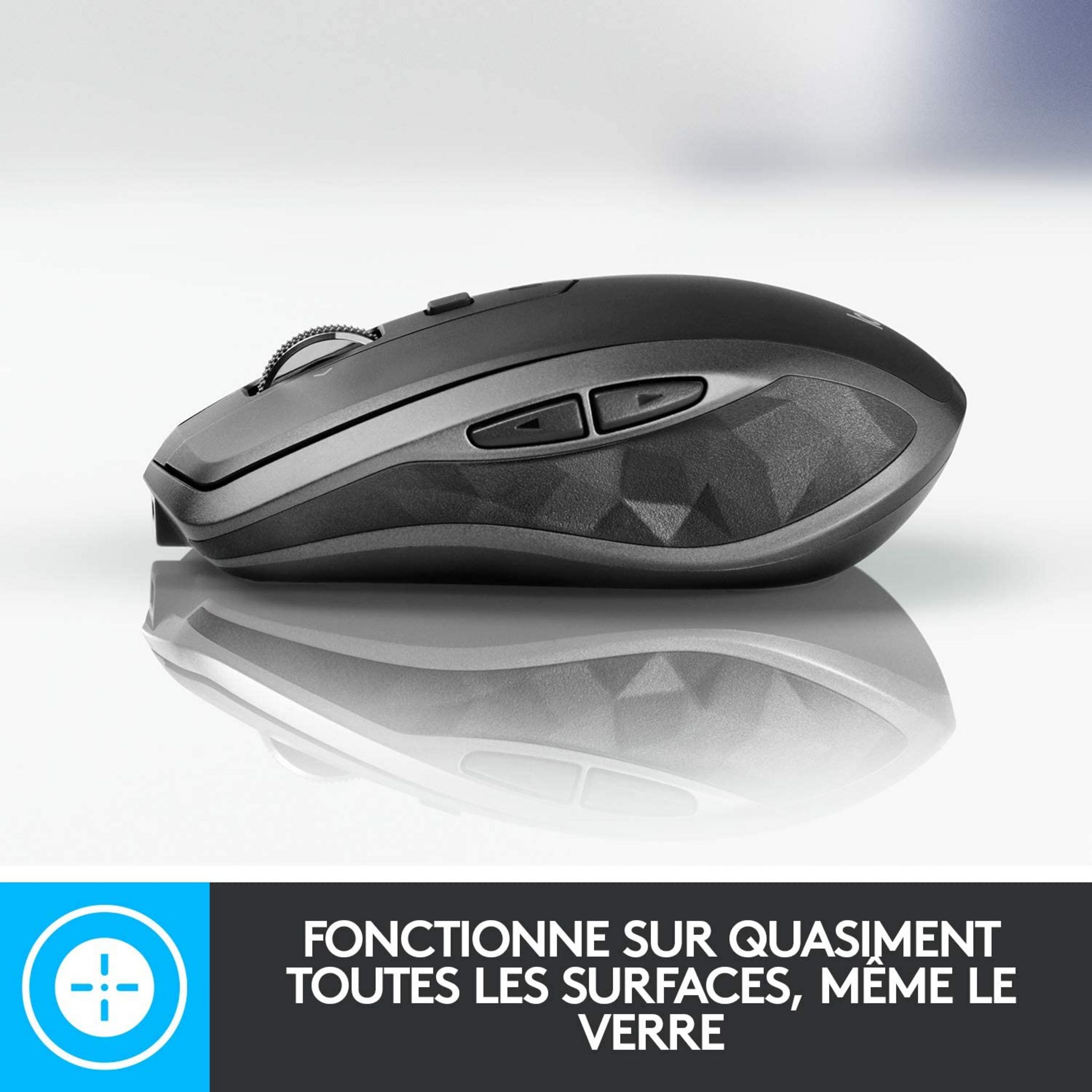 Voir la diapositive 3 : LOGITECH Souris MX ANYWHERE 2S - Noir
