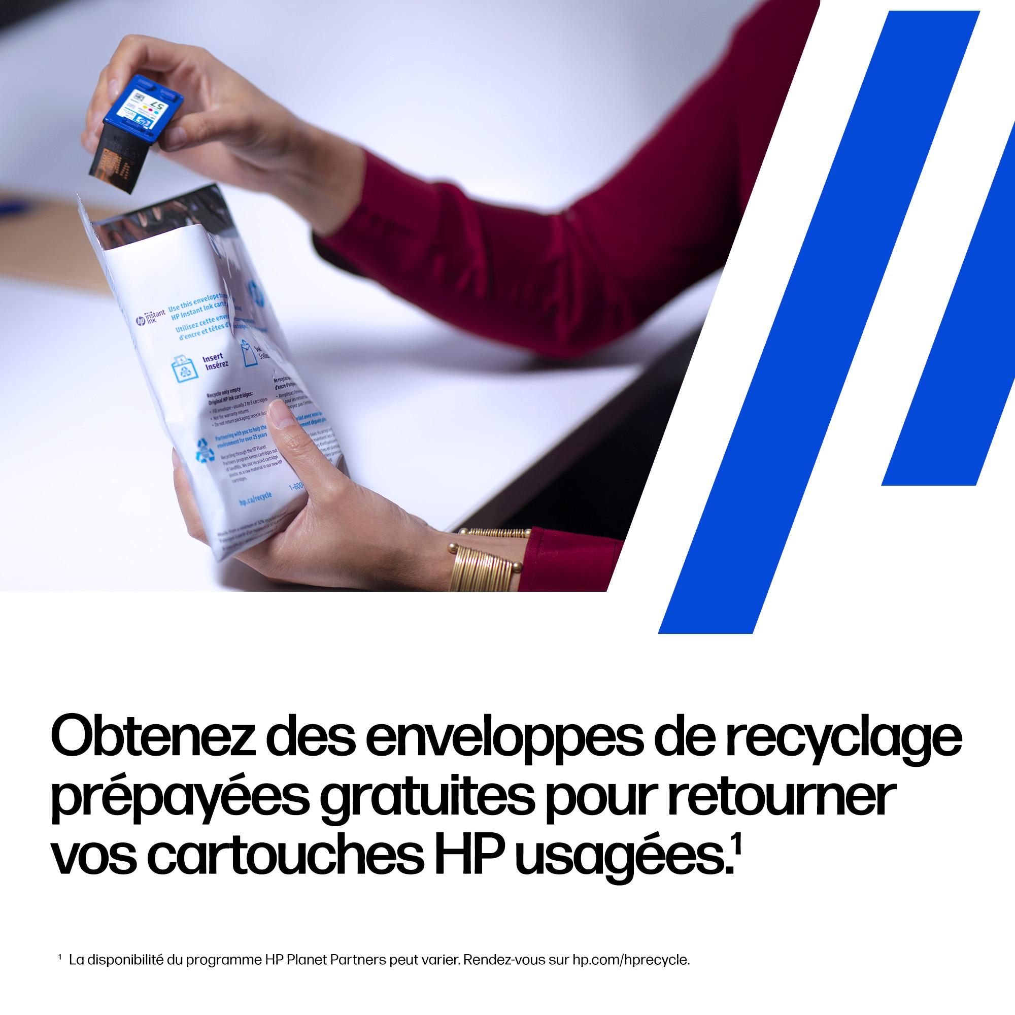 Voir la diapositive 5 : HP 305 Pack de 2 Cartouches d'Encre Noire et Trois Couleurs Authentiques (6ZD17AE)