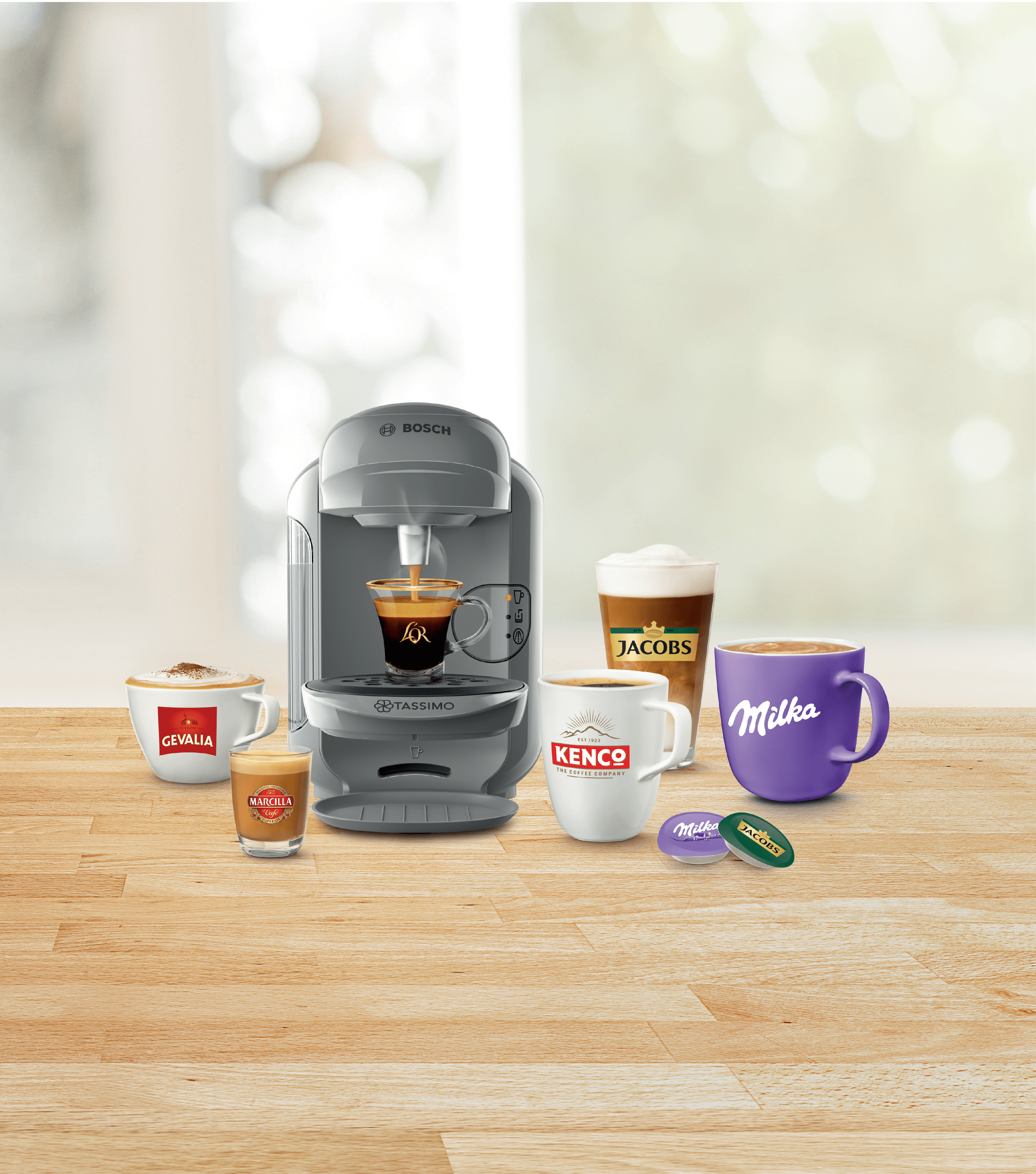 Voir la diapositive 7 : TASSIMO Cafetière à dosette multiboissons TASSIMO TAS1406 - Gris