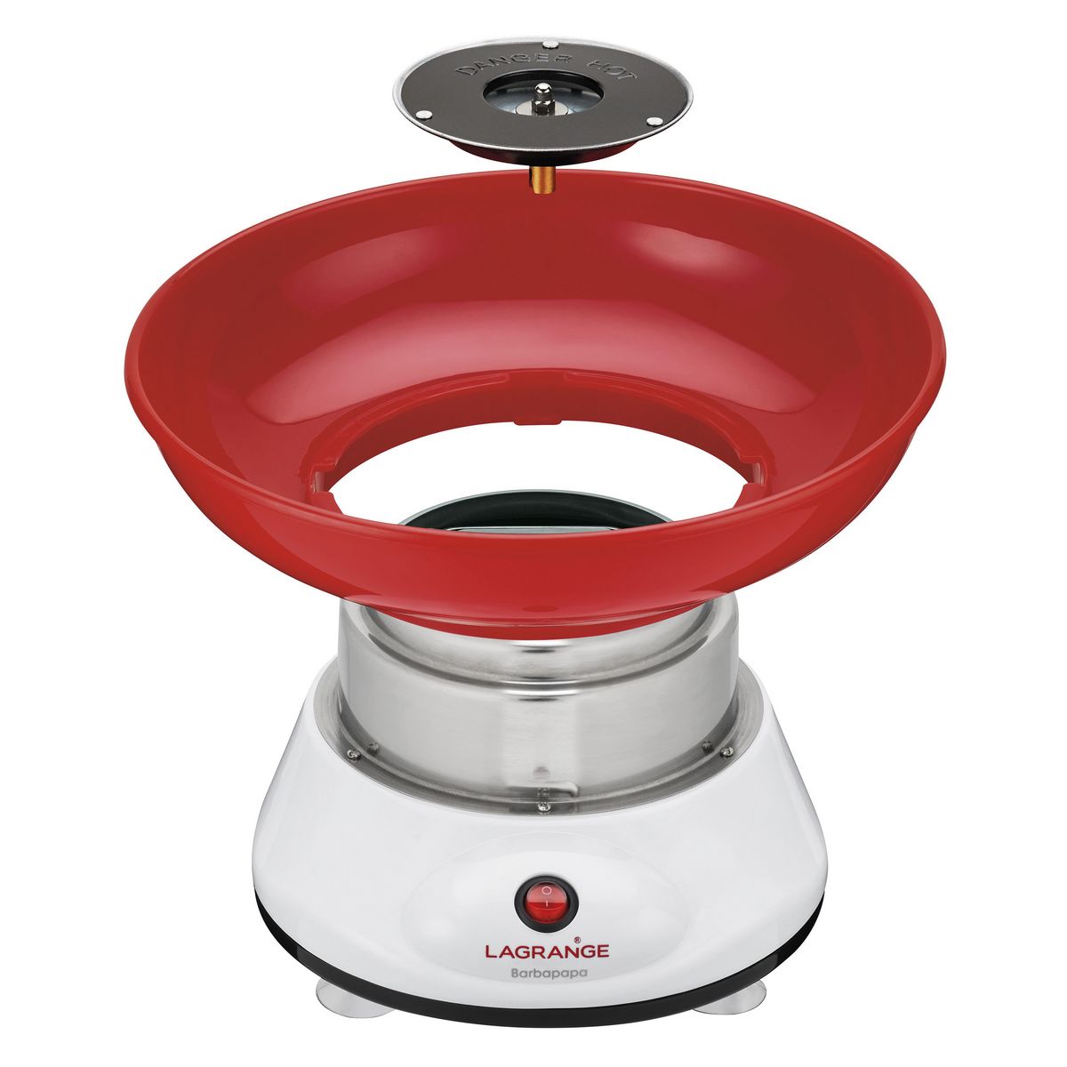 LAGRANGE Appareil à barbe à papa 379003 - Rouge et blanc