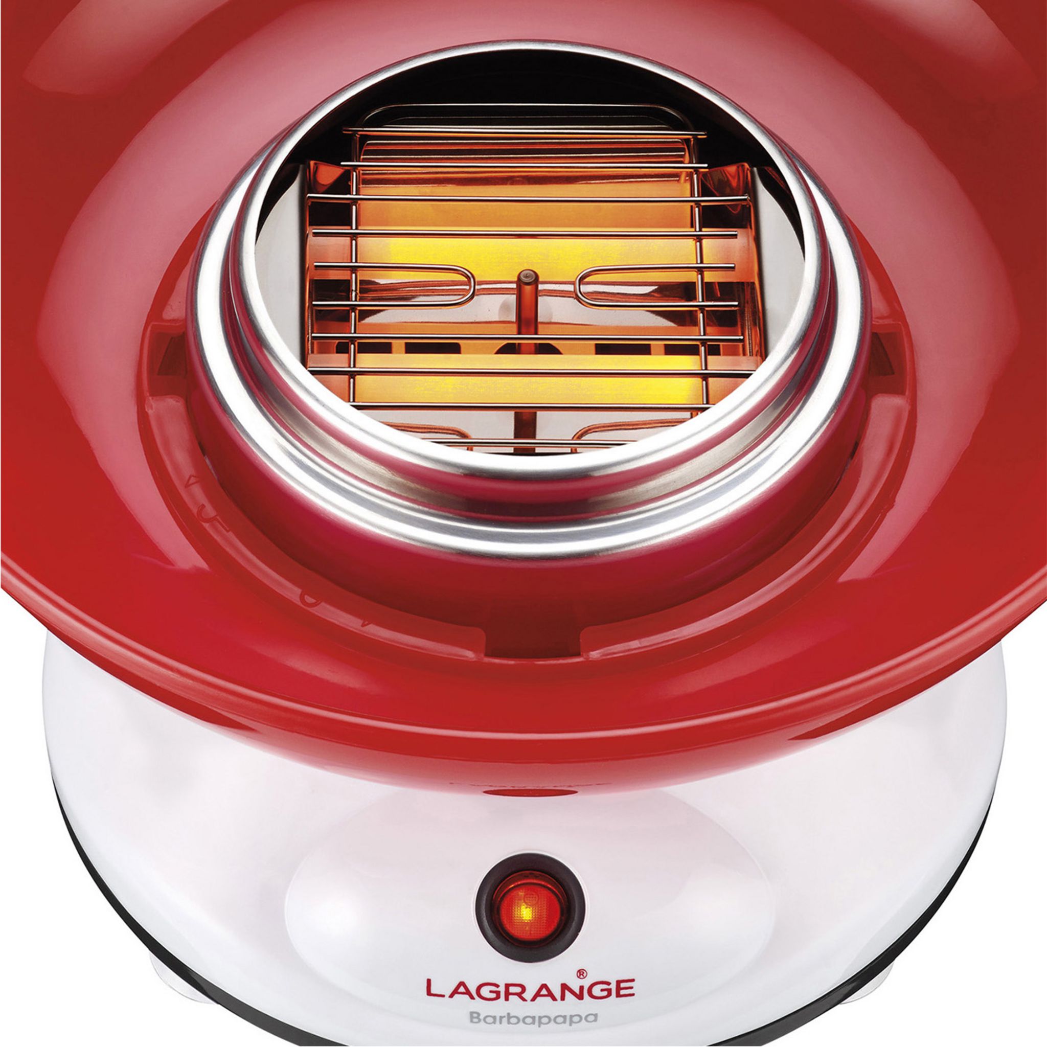 Voir la diapositive 3 : LAGRANGE Appareil à barbe à papa 379003 - Rouge et blanc