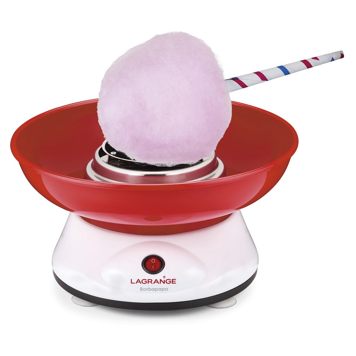 LAGRANGE Appareil à barbe à papa 379003 - Rouge et blanc