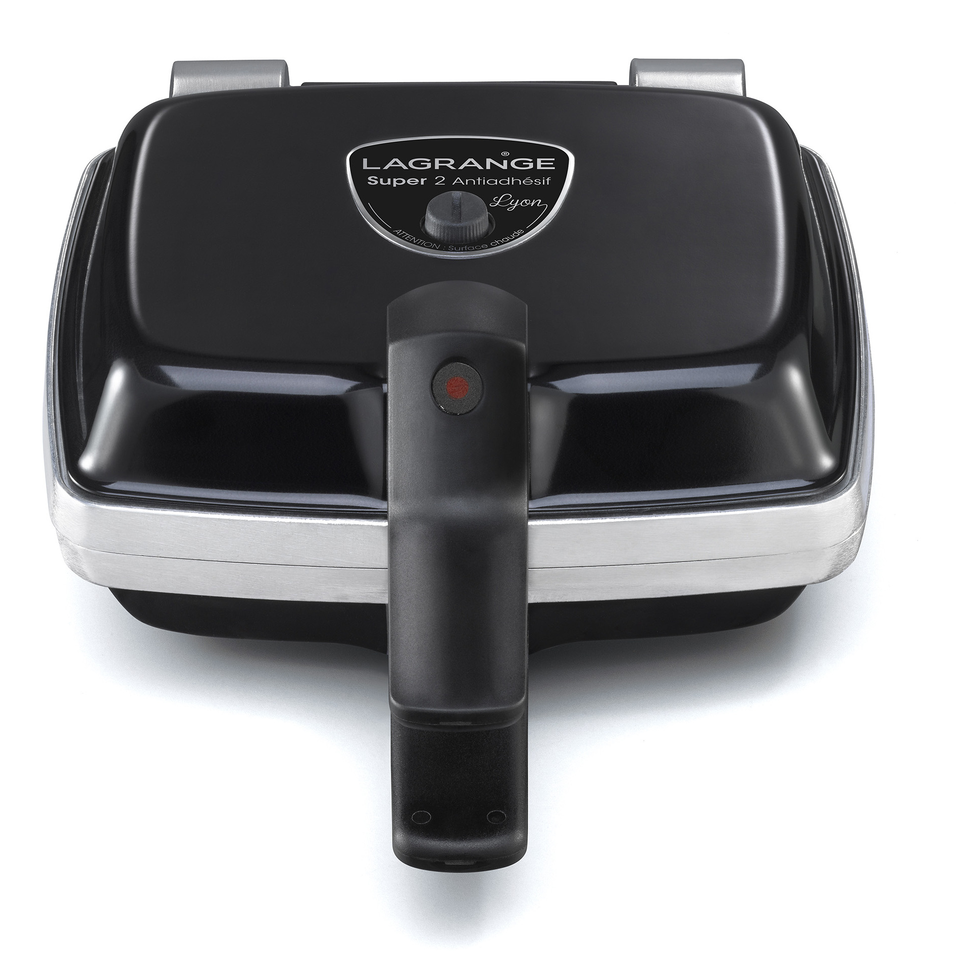 Voir la diapositive 3 : LAGRANGE Gaufrier croque-monsieur Super 2 039624 - Noir
