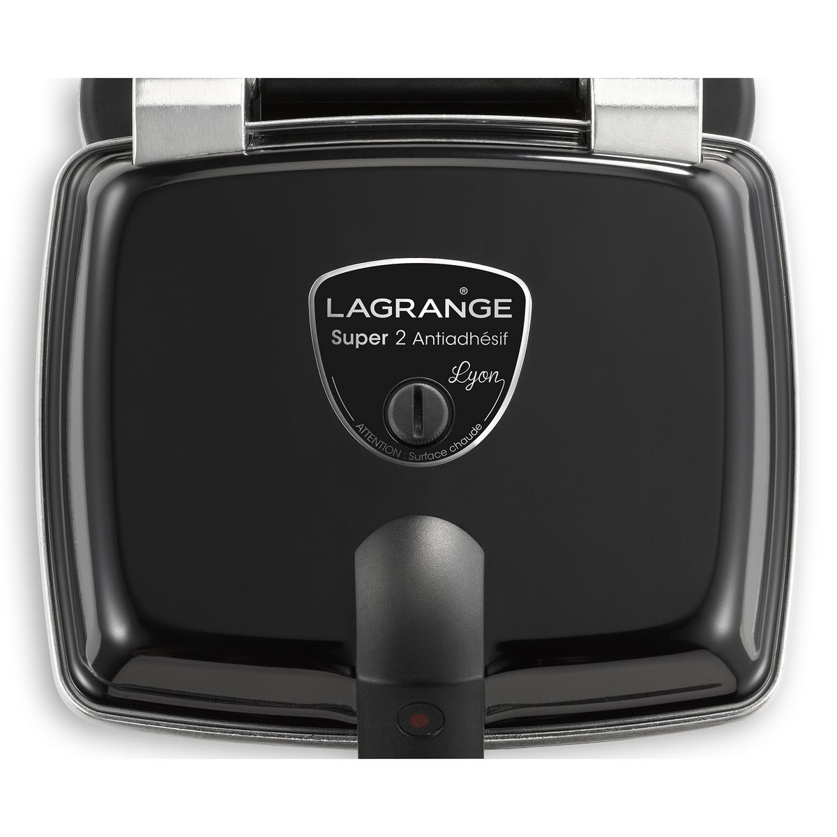 LAGRANGE Gaufrier croque-monsieur Super 2 039624 - Noir