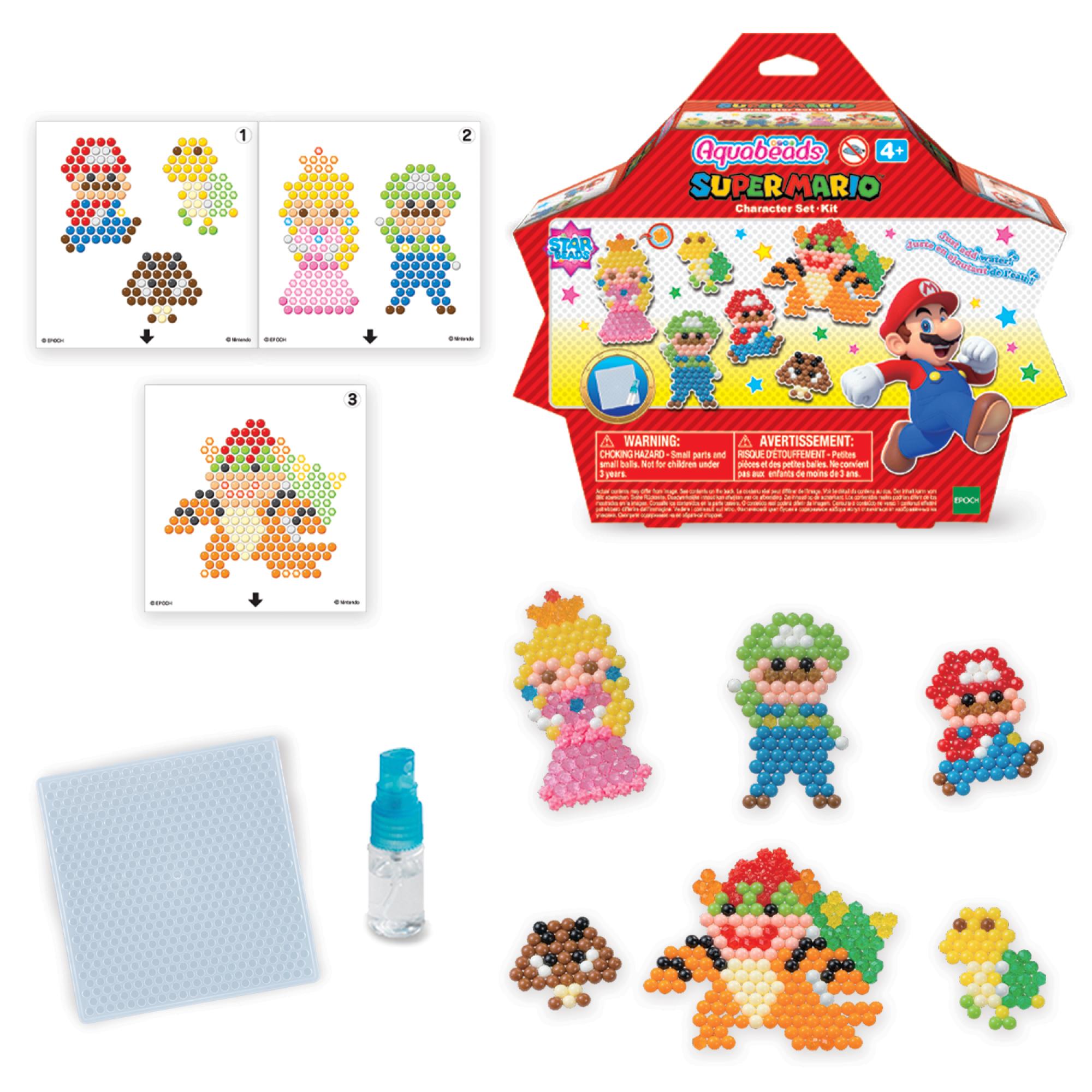 Voir la diapositive 2 : EPOCH D'ENFANCE Kit Super Mario Aquabeads
