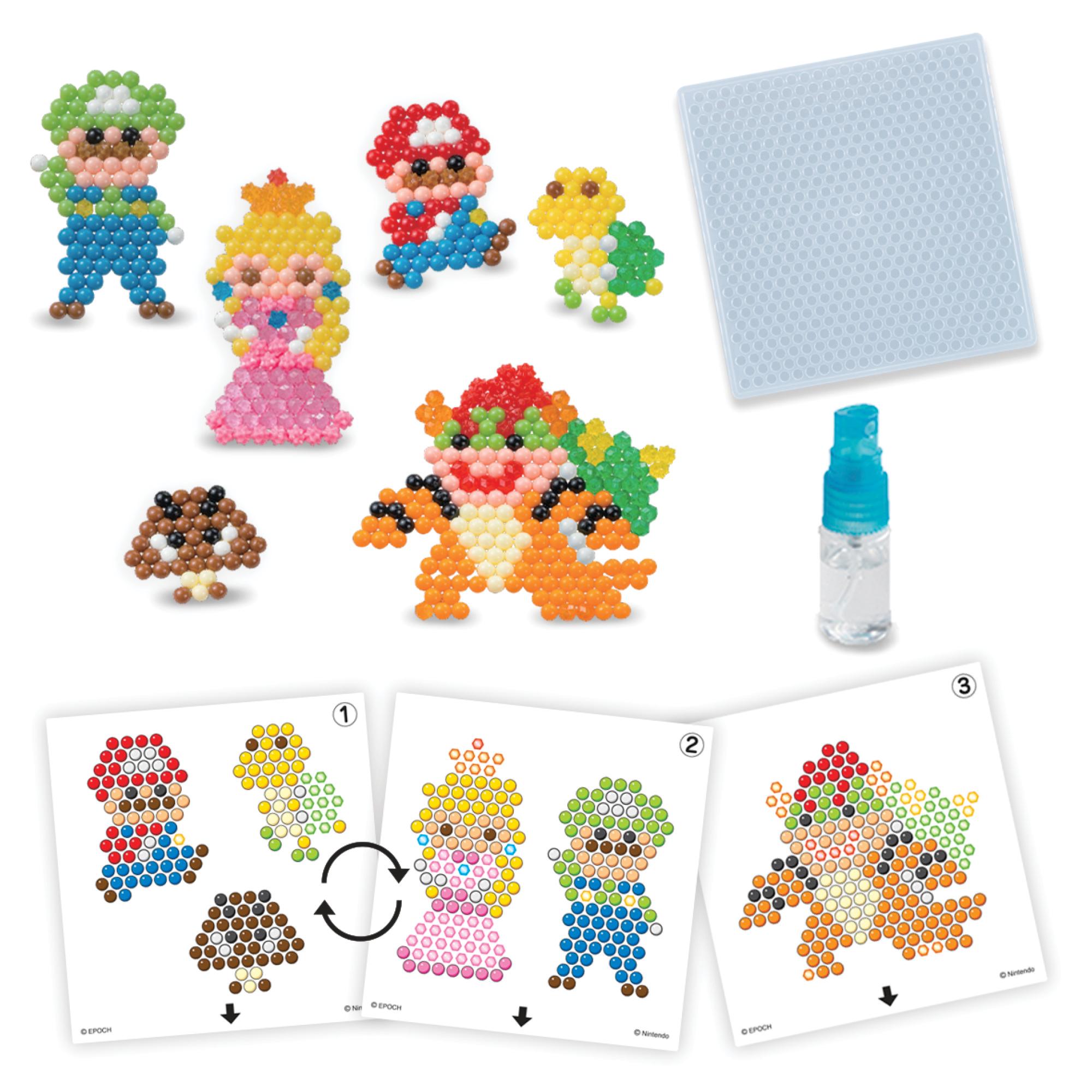 Voir la diapositive 4 : EPOCH D'ENFANCE Kit Super Mario Aquabeads