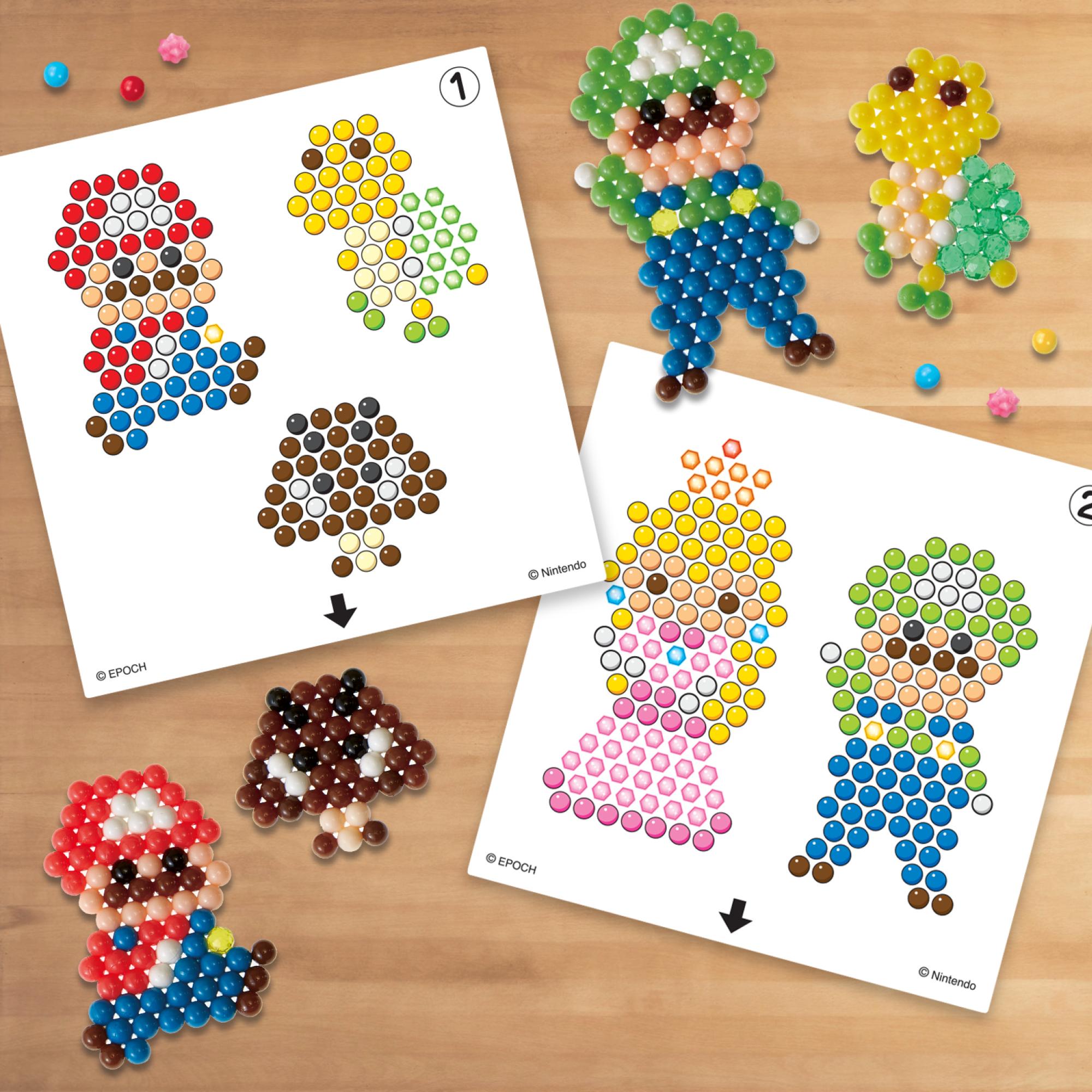 Voir la diapositive 7 : EPOCH D'ENFANCE Kit Super Mario Aquabeads