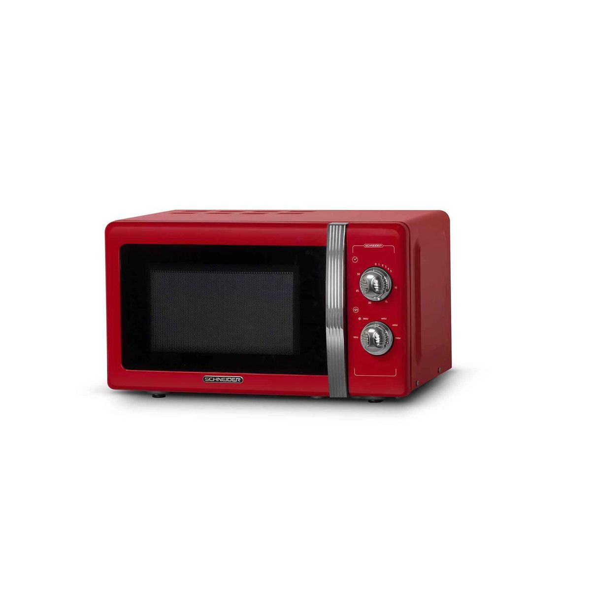 SCHNEIDER Micro-onde monofonction SMW20VMR - 700 W - Capacité 20 L - Rouge
