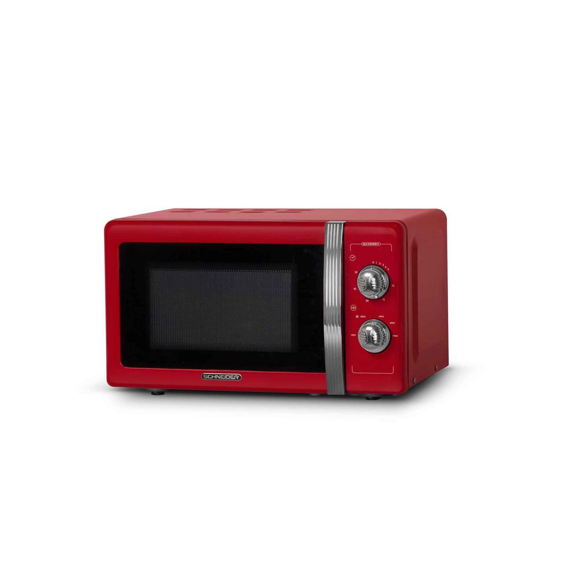 Voir la diapositive 4 : SCHNEIDER Micro-onde monofonction SMW20VMR - 700 W - Capacité 20 L - Rouge