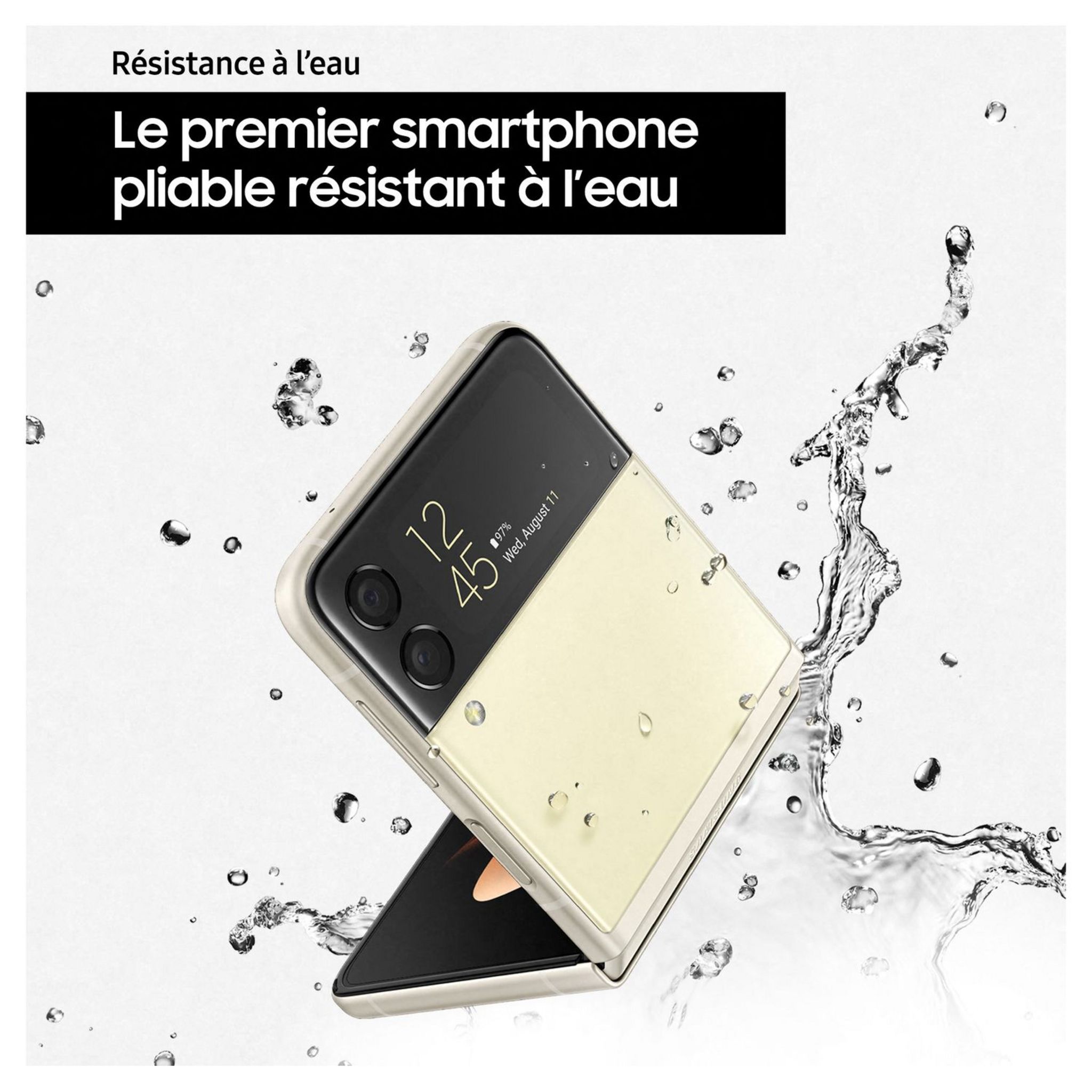 Voir la diapositive 3 : SAMSUNG Galaxy Z Flip3 5G - 128 Go - Lavande