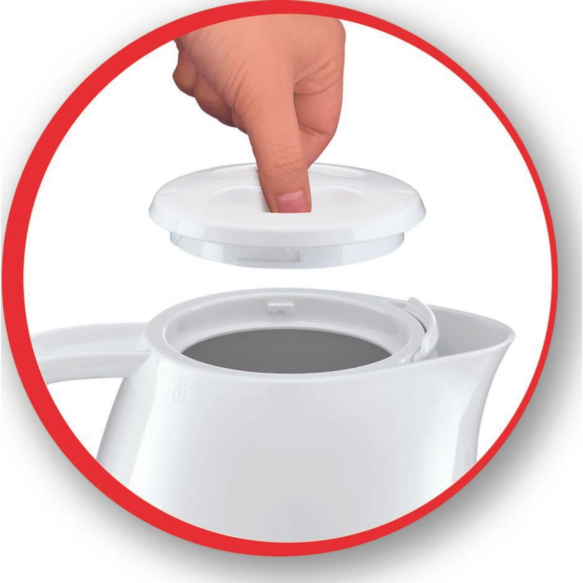 MOULINEX Bouilloire électrique BY150100 - Blanc