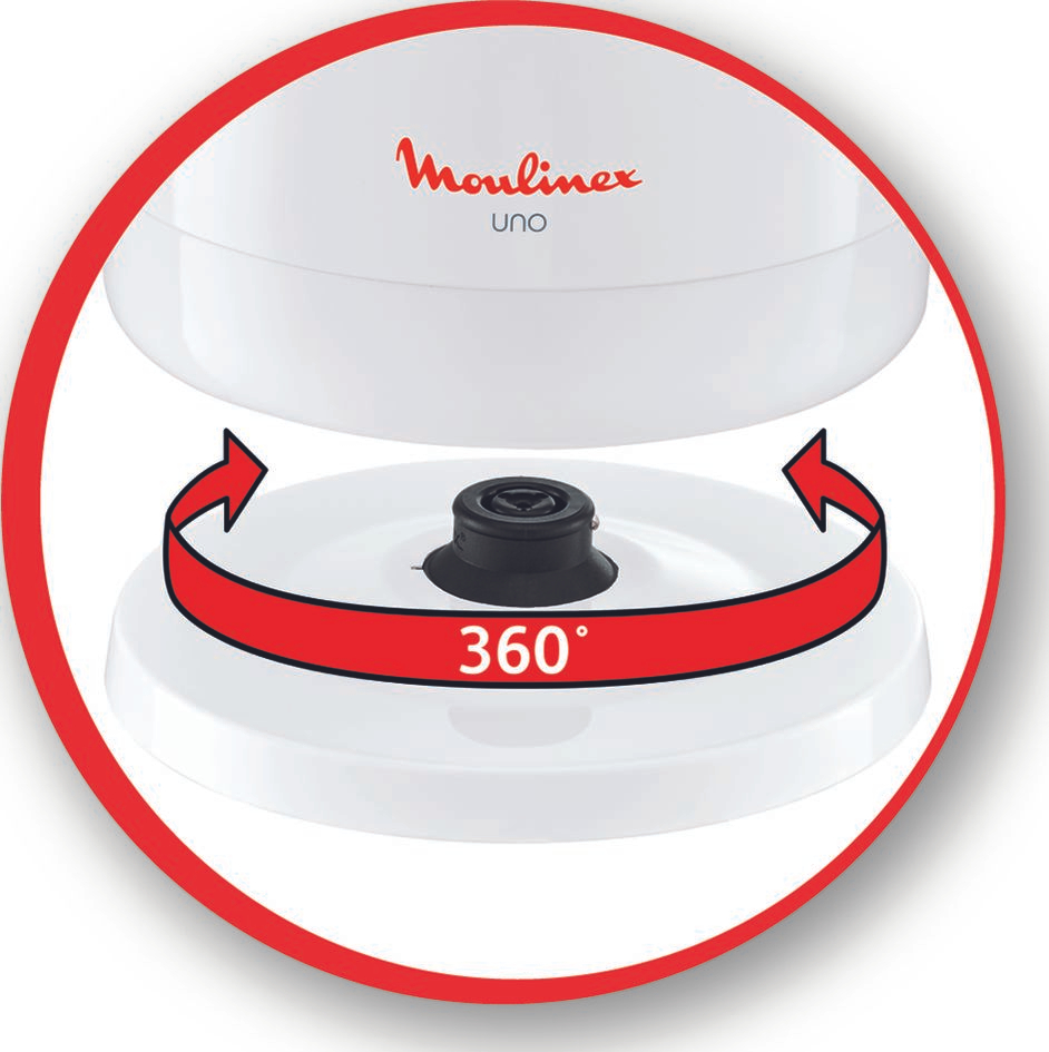 Voir la diapositive 4 : MOULINEX Bouilloire électrique BY150100 - Blanc