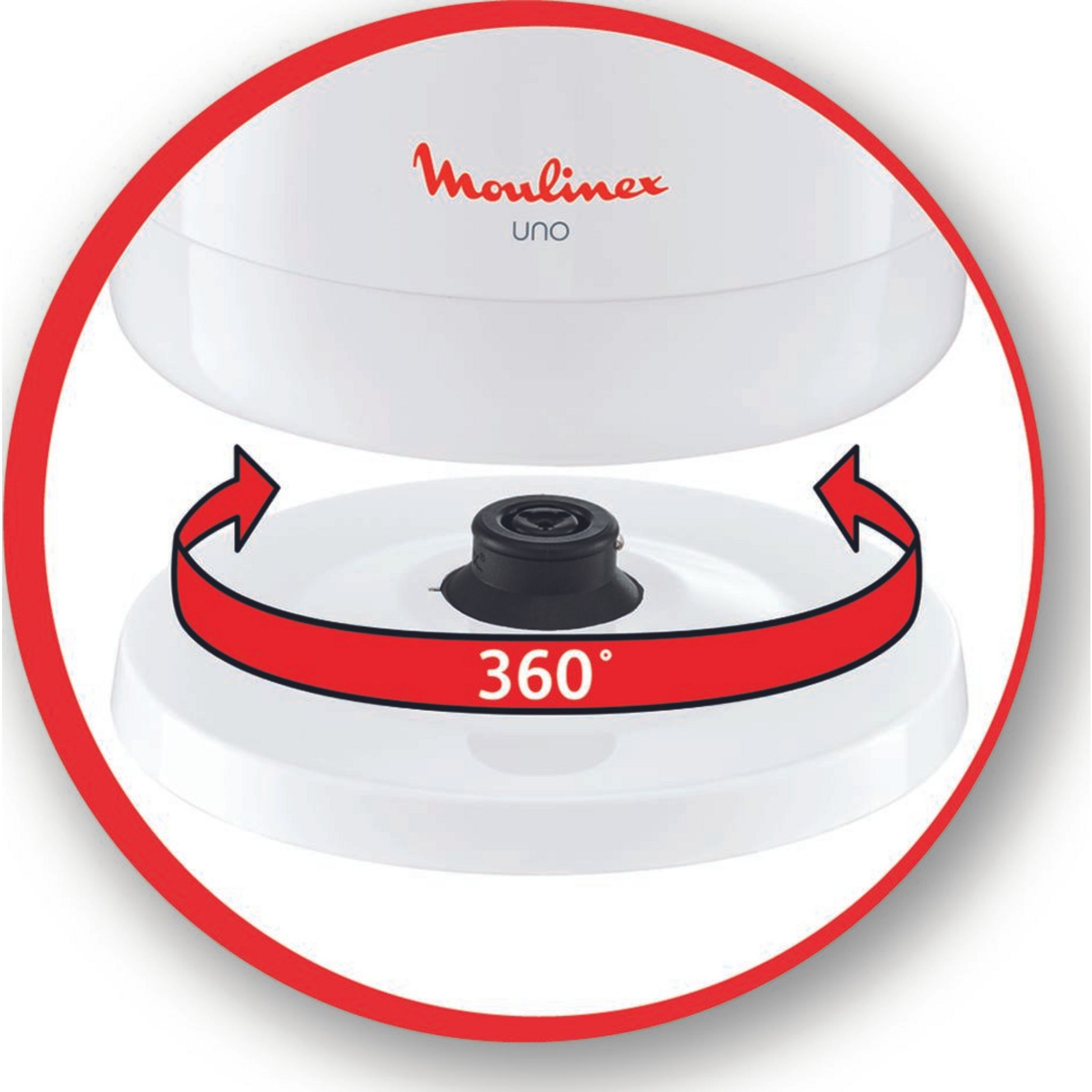 Voir la diapositive 4 : MOULINEX Bouilloire électrique BY150100 - Blanc