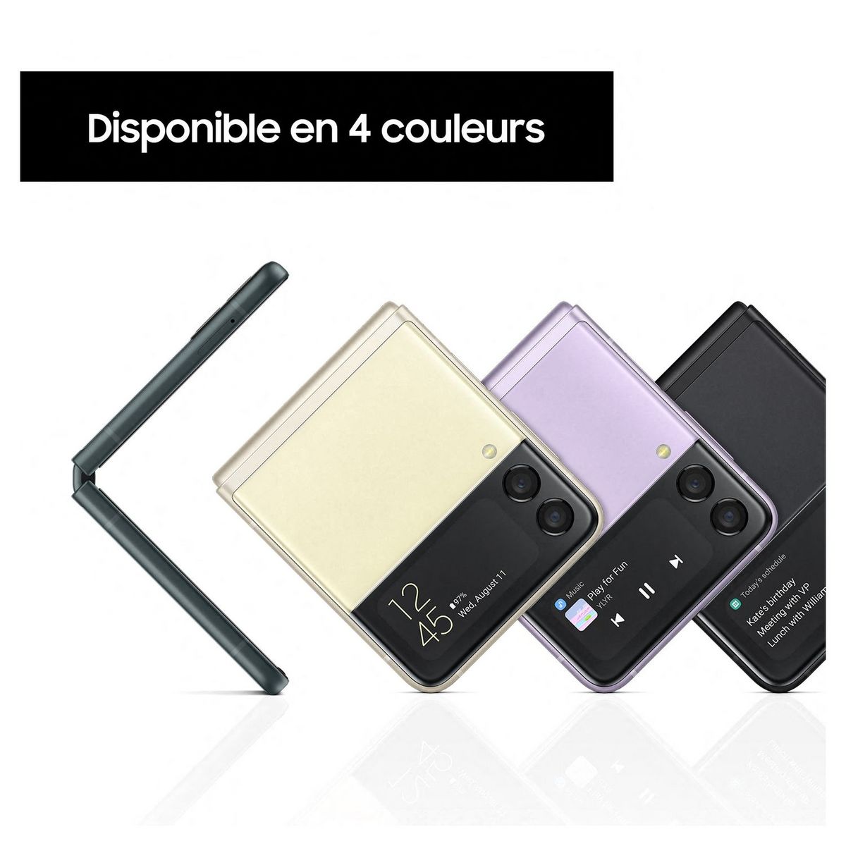 SAMSUNG Galaxy Z Flip3 5G - 128 Go - Vert