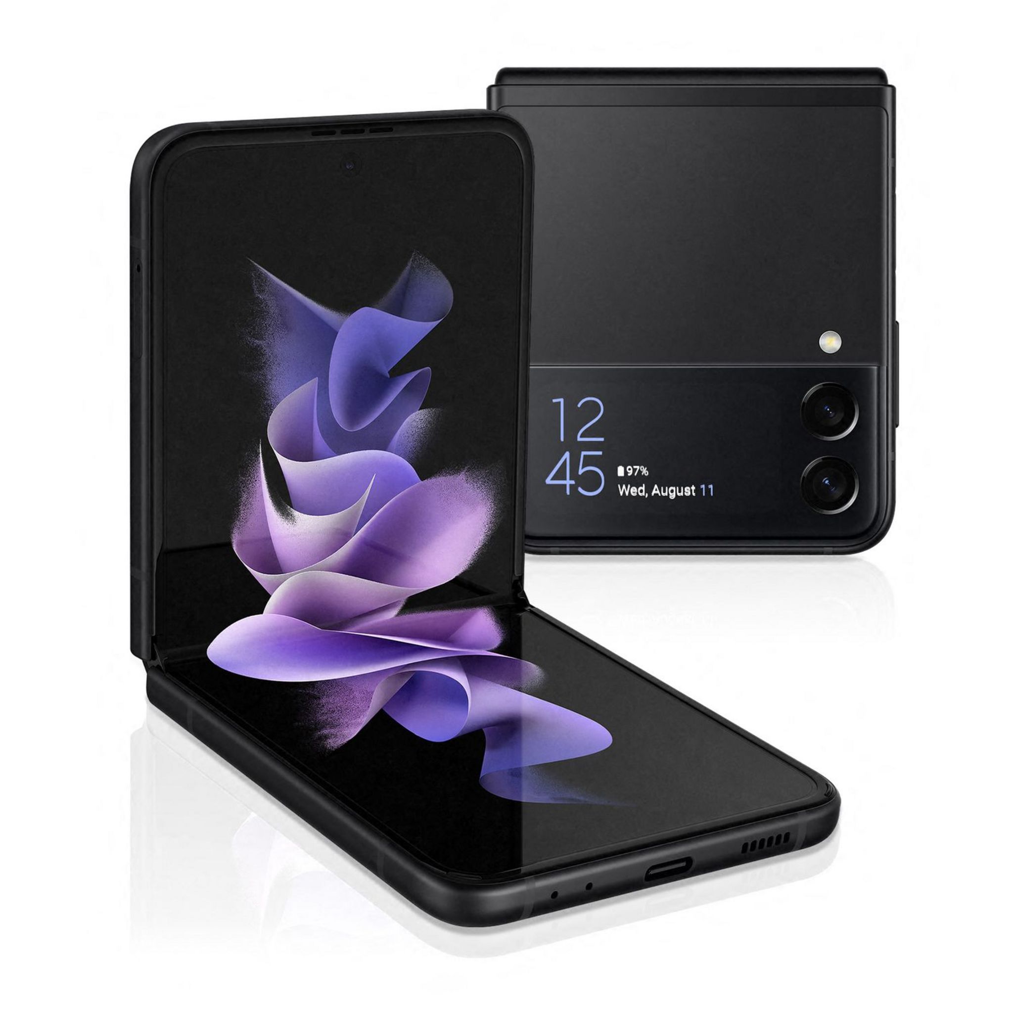 Voir la diapositive 1 : SAMSUNG Galaxy Z Flip3 5G - 128 Go - Noir