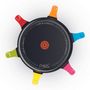 Voir la diapositive 3 : TEFAL 3 en 1 Appareil à raclette, crêpes et plancha 6 personnes Chefclub RE123810 - Noir