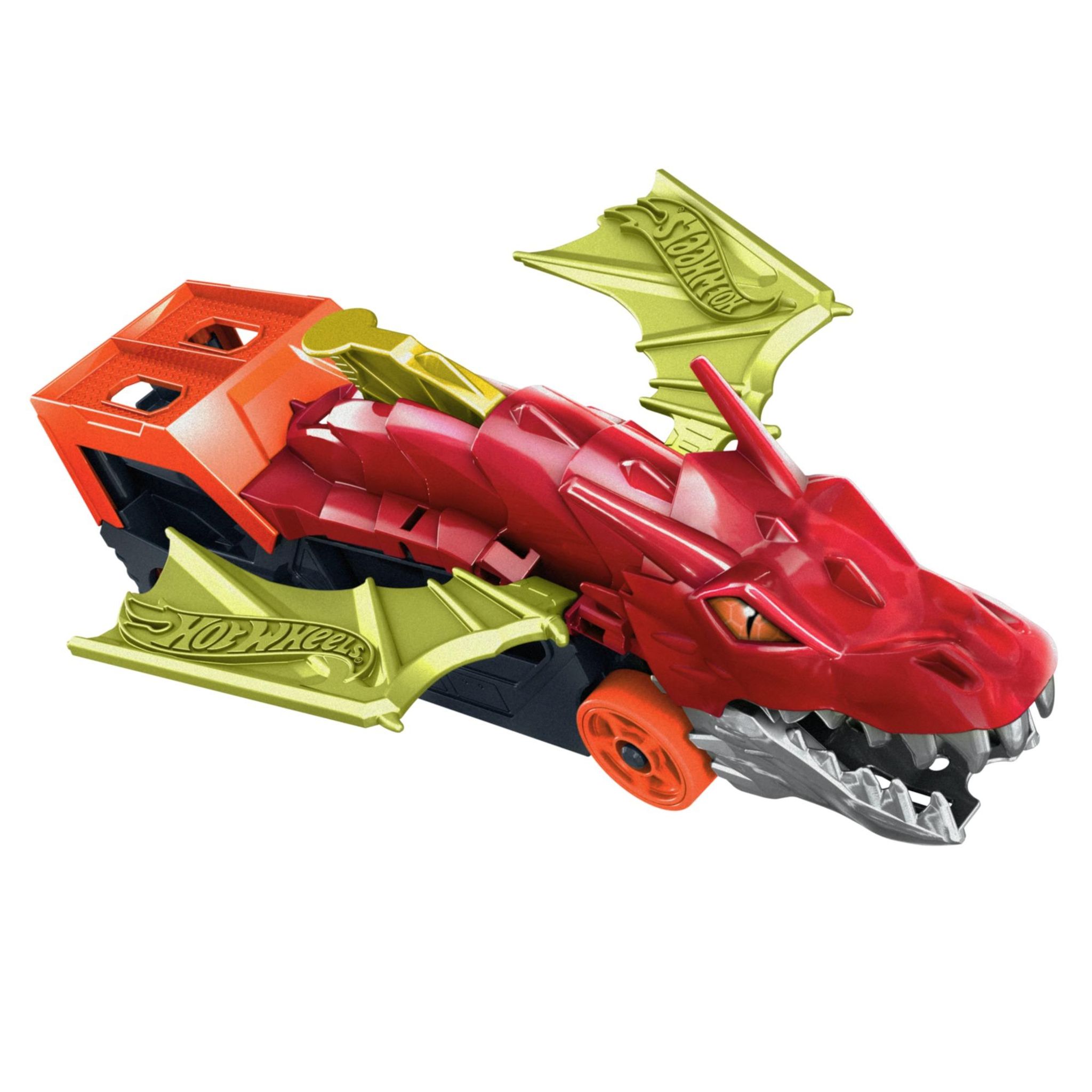 Voir la diapositive 4 : MATTEL Véhicule transporteur Dragon Hot Wheels