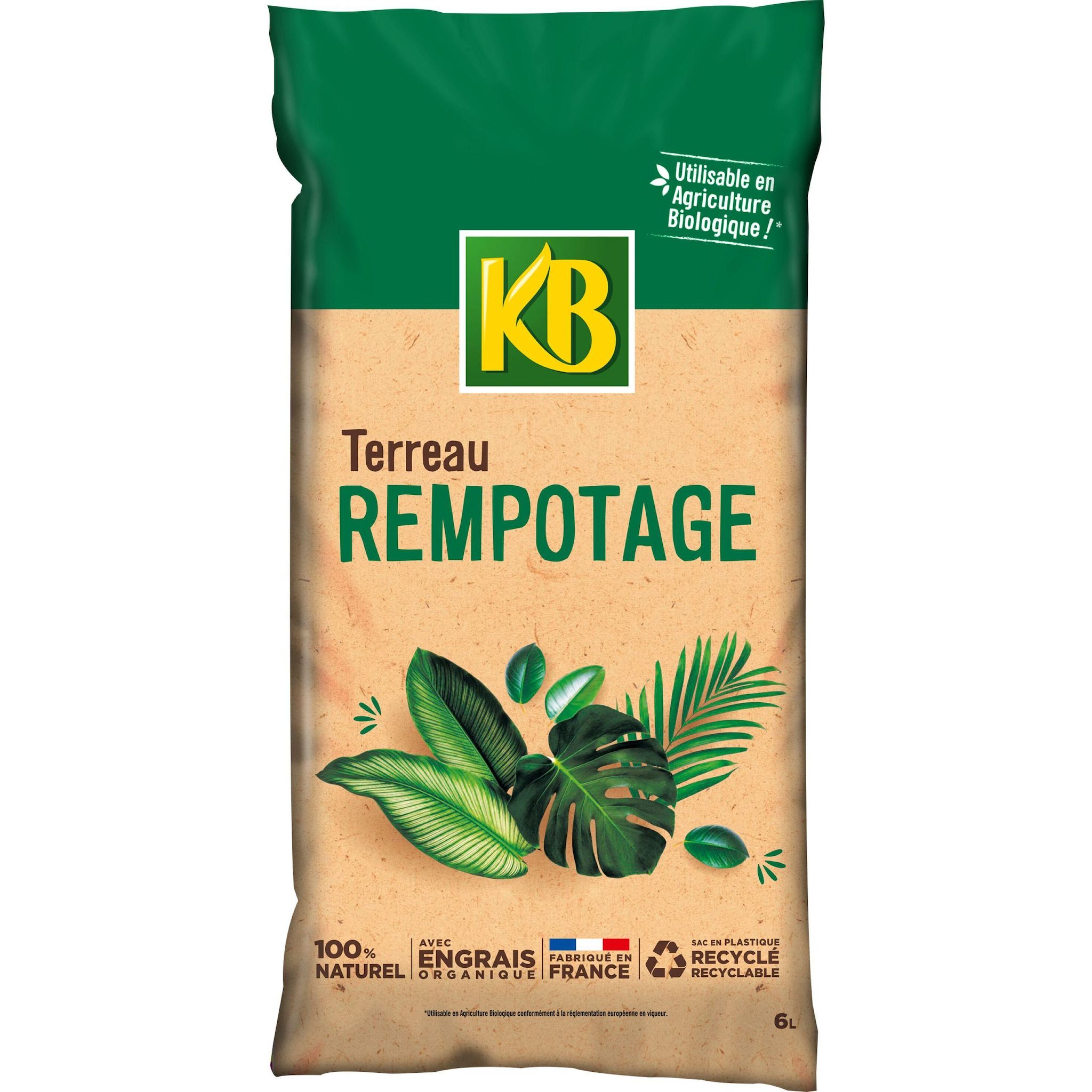 KB Terreau pour rempotage 6l