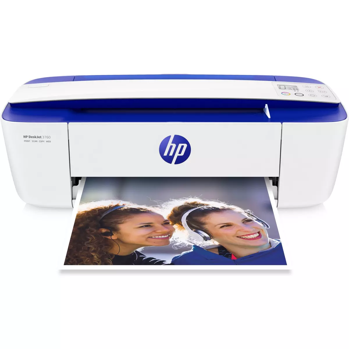 HP Imprimante DESKJET 3760 - Blanc et bleu