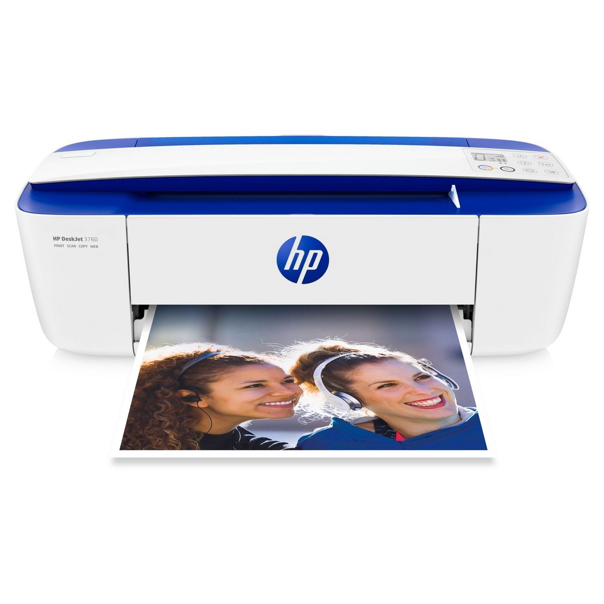 HP Imprimante DESKJET 3760 - Blanc et bleu
