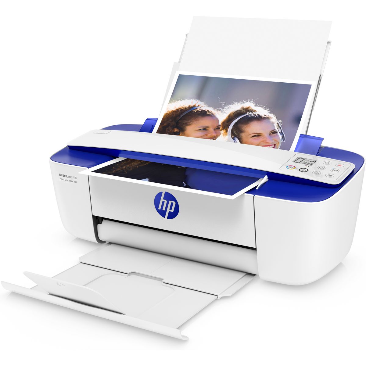 HP Imprimante DESKJET 3760 - Blanc et bleu