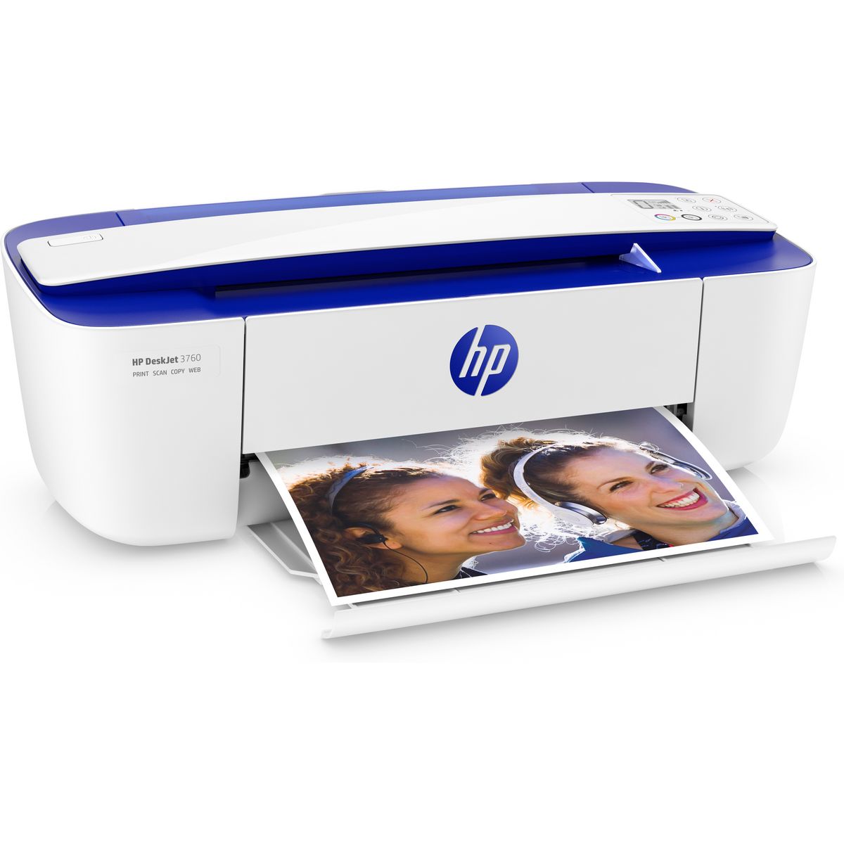 HP Imprimante DESKJET 3760 - Blanc et bleu