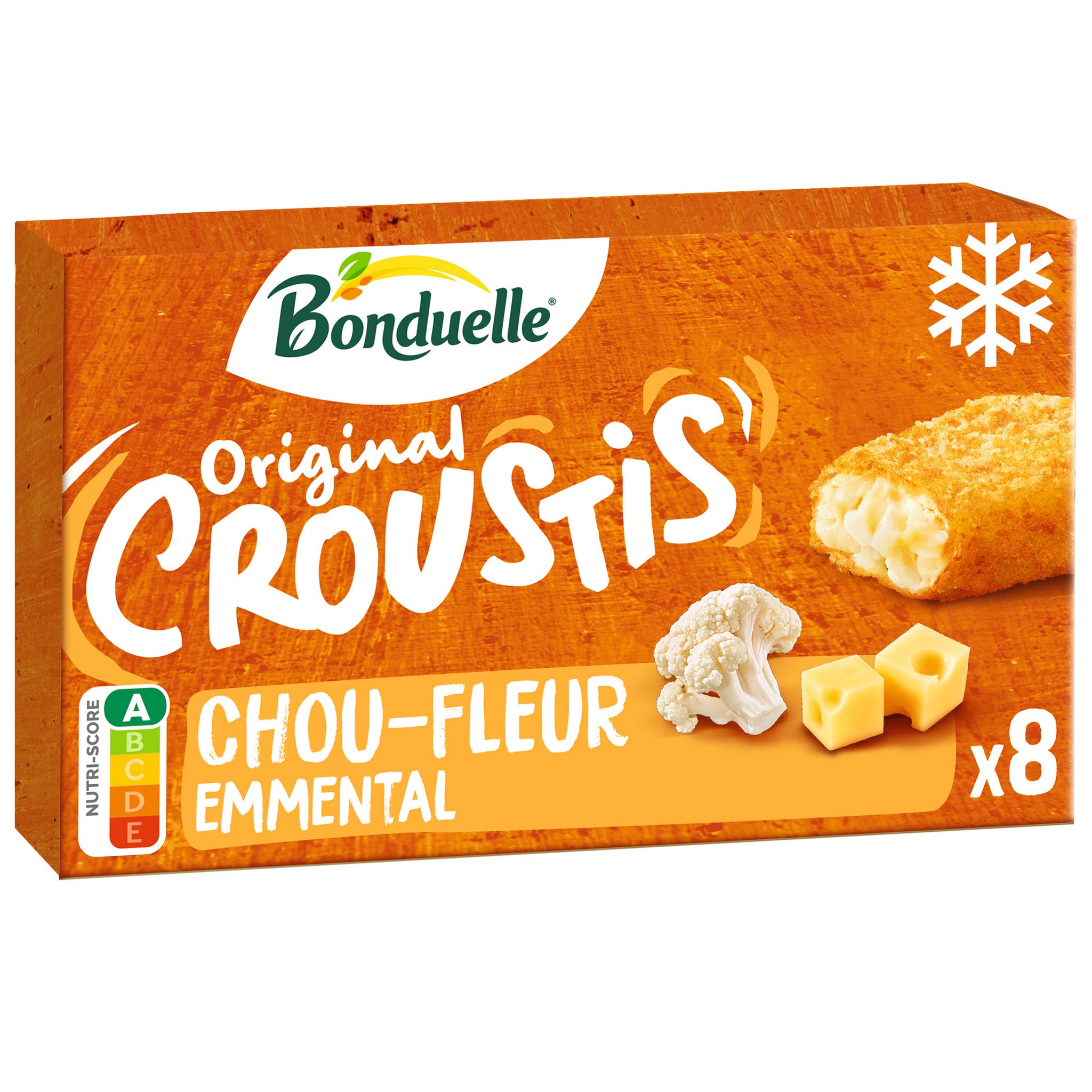 Voir la diapositive 2 : BONDUELLE Mini croustis chou-fleur emmental 8 pièces 305g