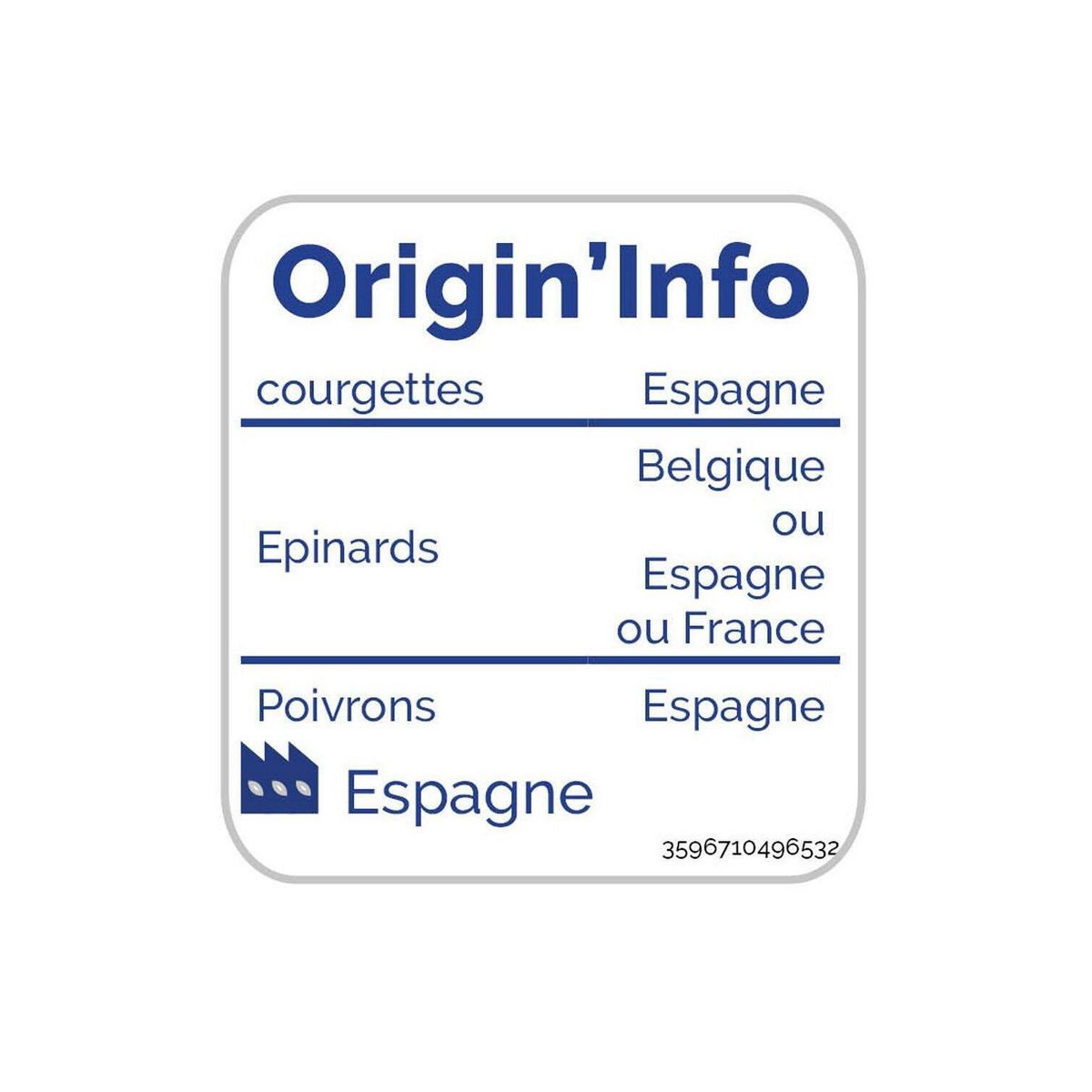 AUCHAN Poêlées légumes à l'italienne 5 portions 750g