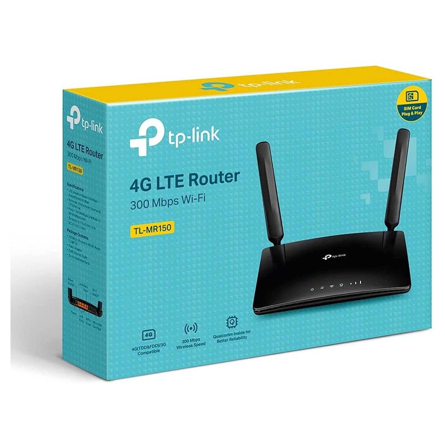 Voir la diapositive 2 : TP-LINK Routeur 4G WIFI MR 150 - Noir