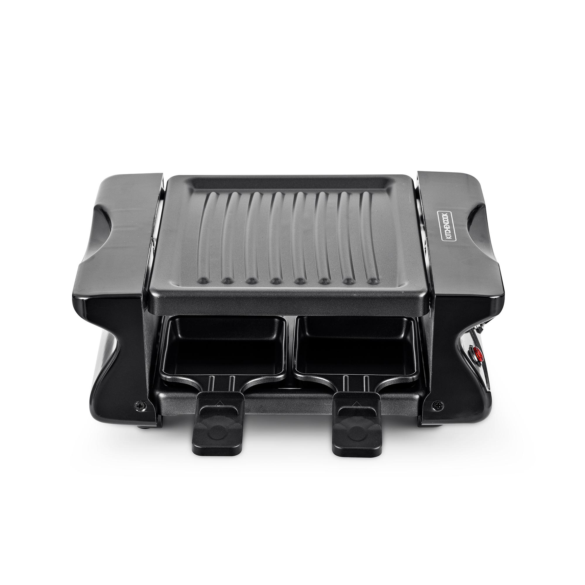 Voir la diapositive 3 : KITCHENCOOK Appareil à raclette Grill RC_PILATUS - Noir