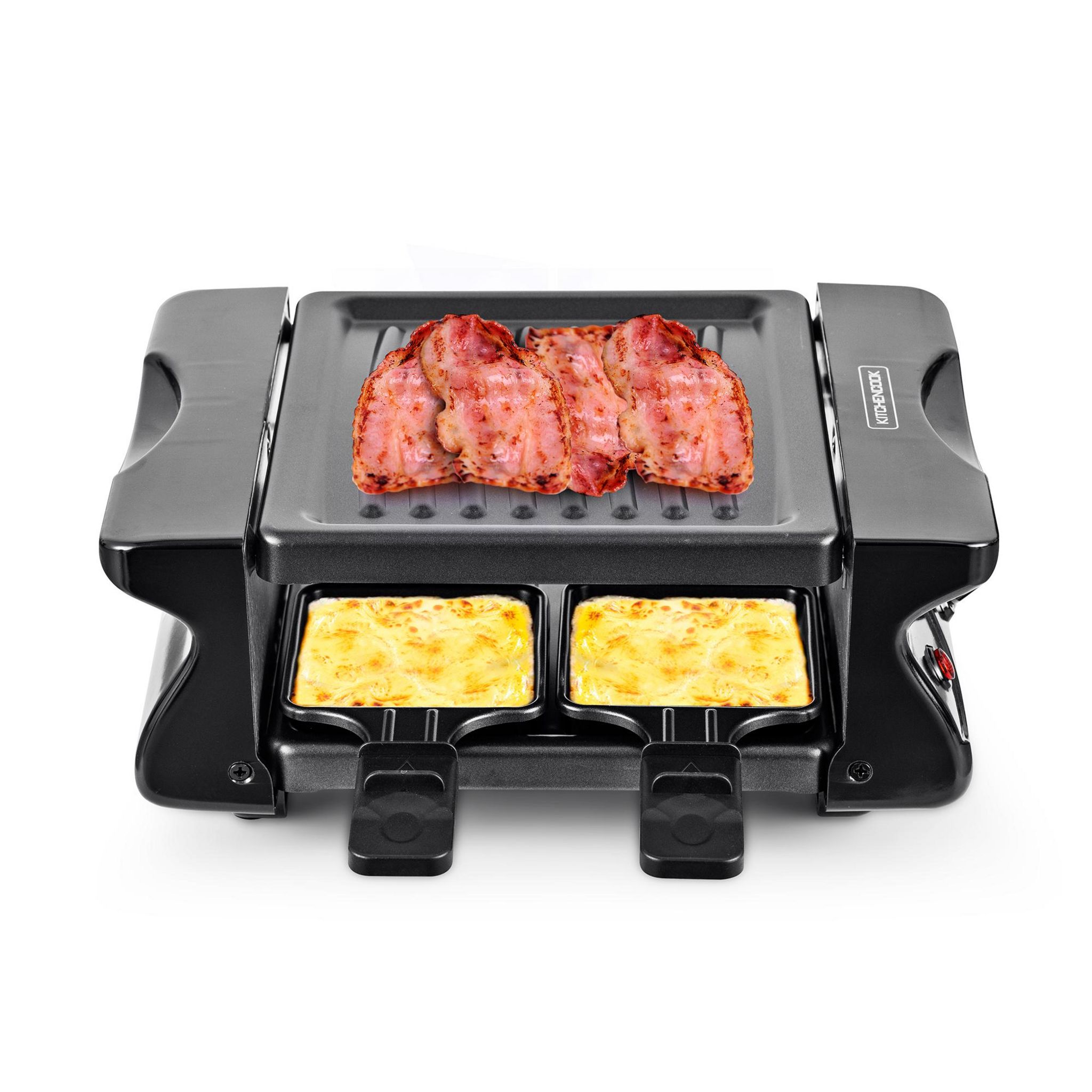 Voir la diapositive 6 : KITCHENCOOK Appareil à raclette Grill RC_PILATUS - Noir