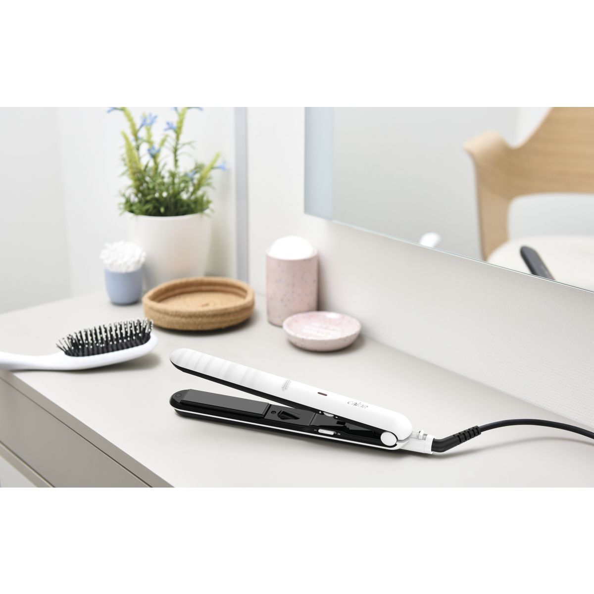 CALOR Lisseur céramique SF3210C0 - Blanc