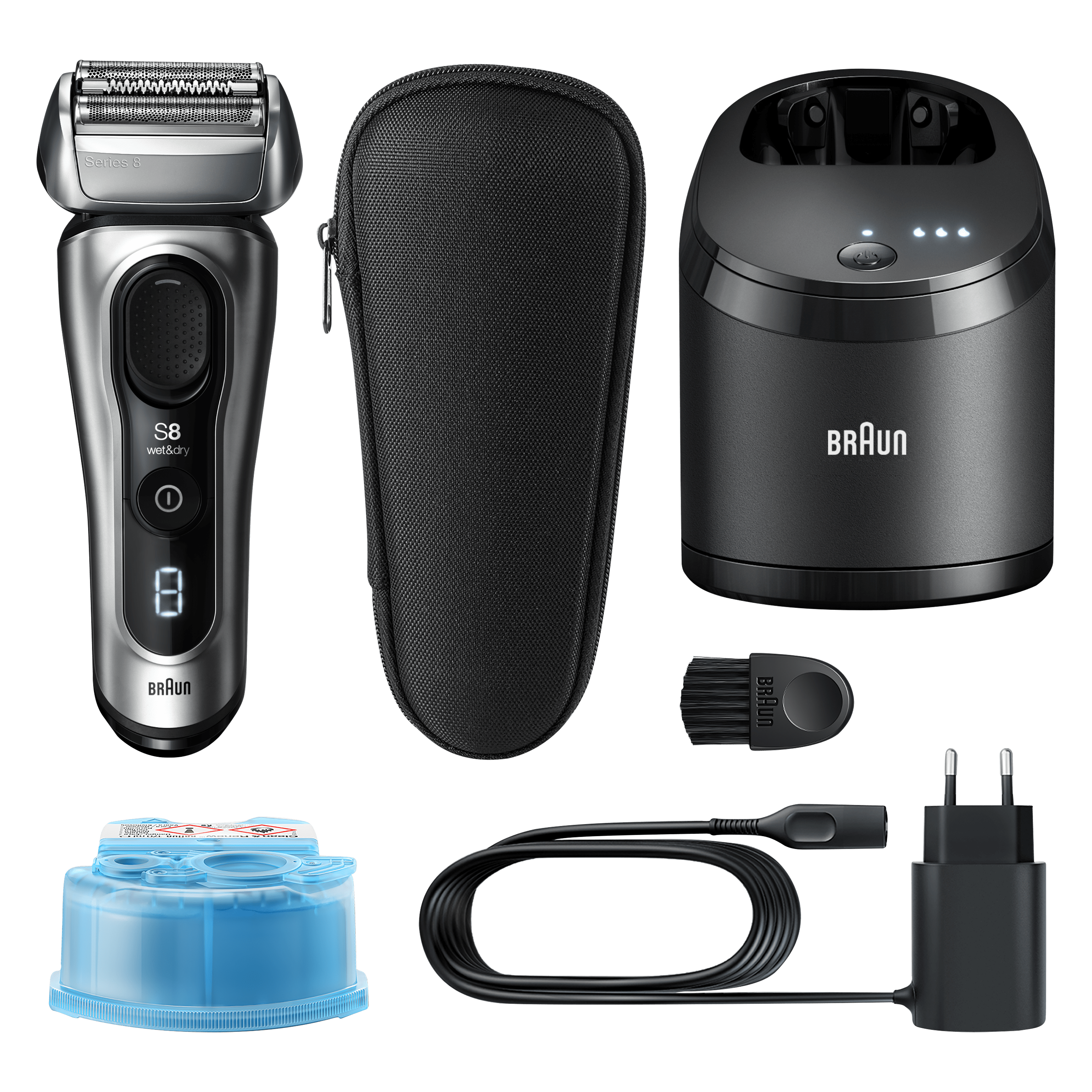 Voir la diapositive 3 : BRAUN Rasoir électrique SERIES 8 8457CC - Gris