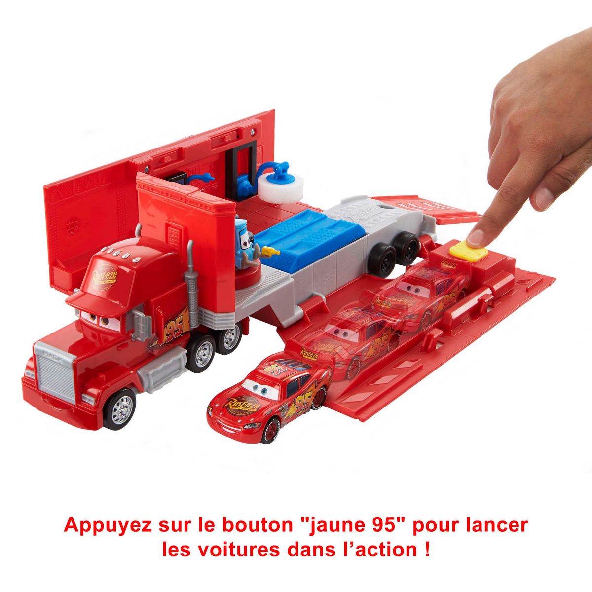 MATTEL Coffret de jeu Mack Transformable