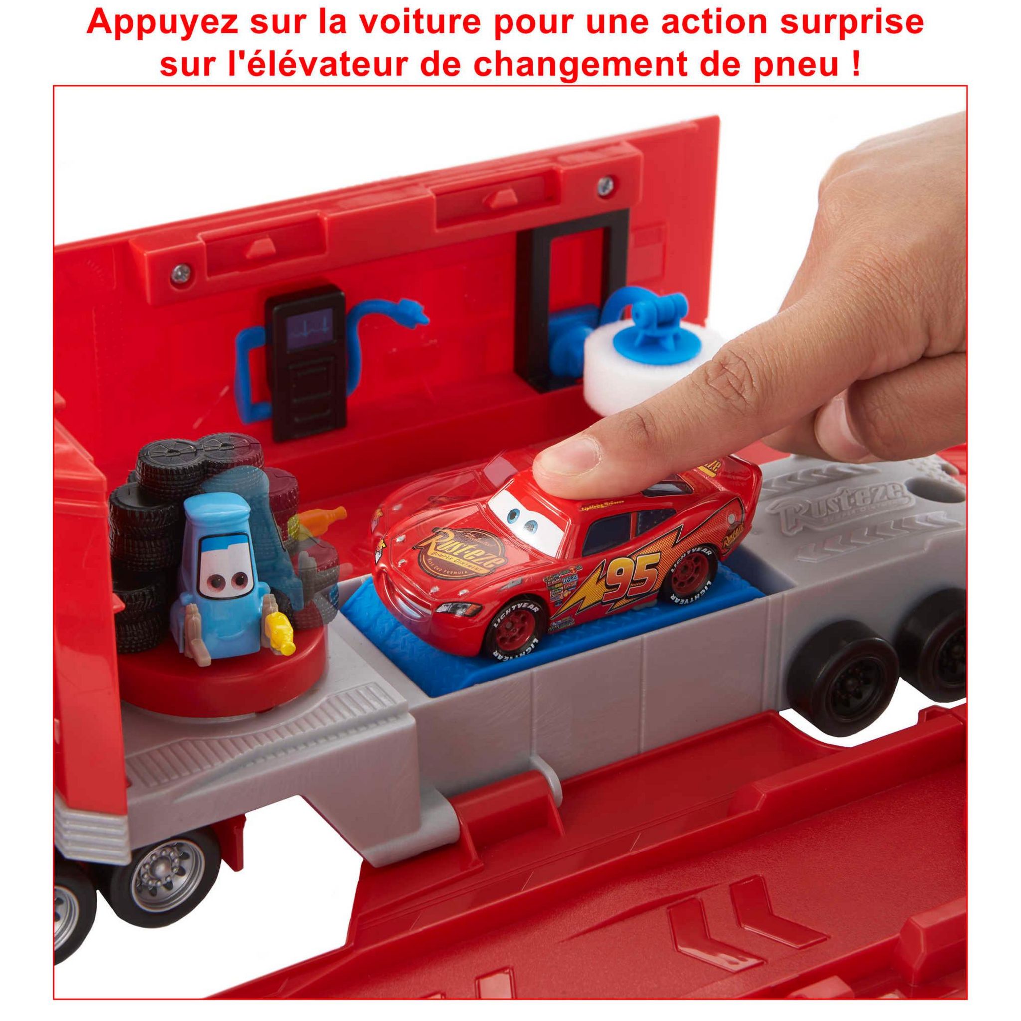 Voir la diapositive 7 : MATTEL Coffret de jeu Mack Transformable