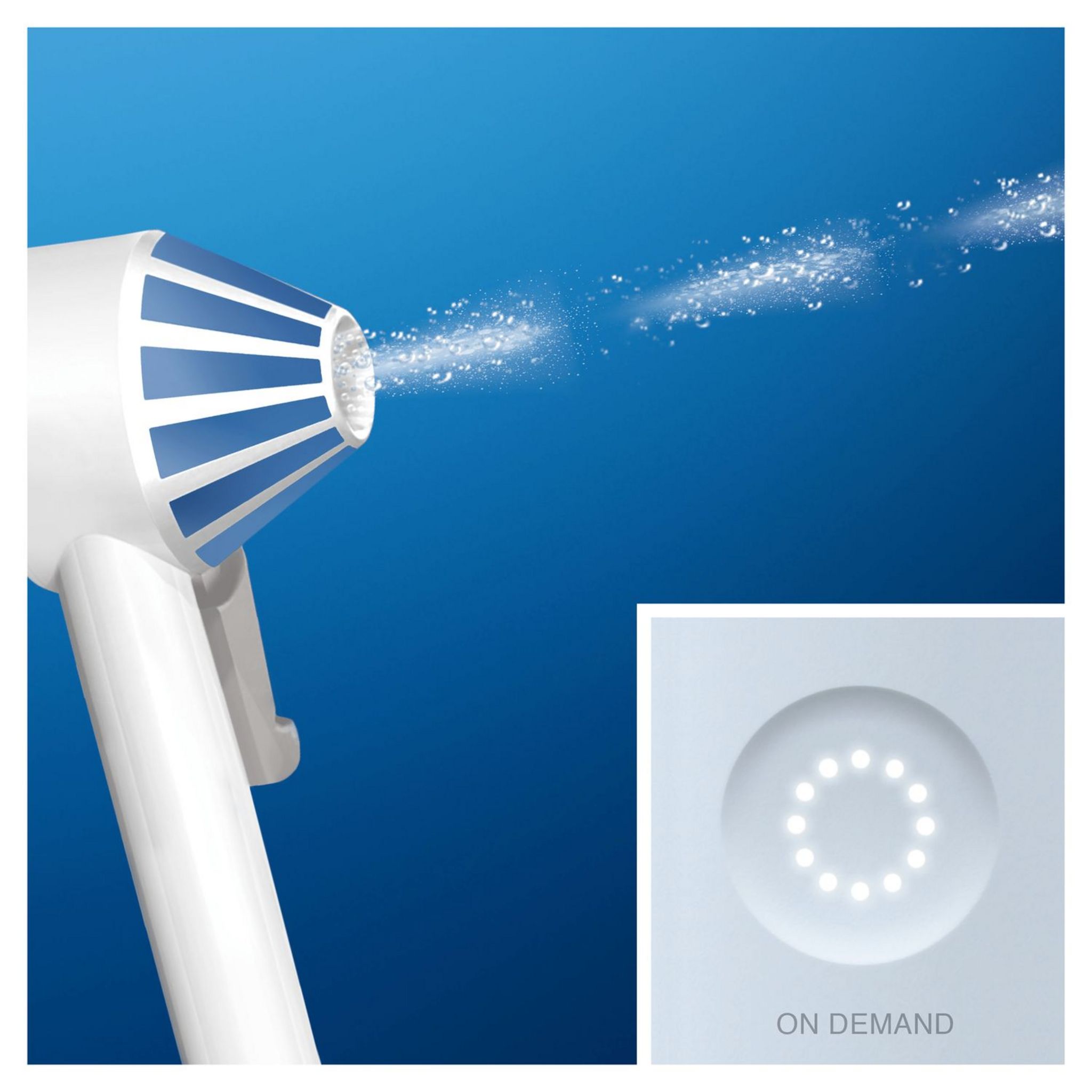 Voir la diapositive 3 : ORAL-B Combiné dentaire AQUACARE - Blanc