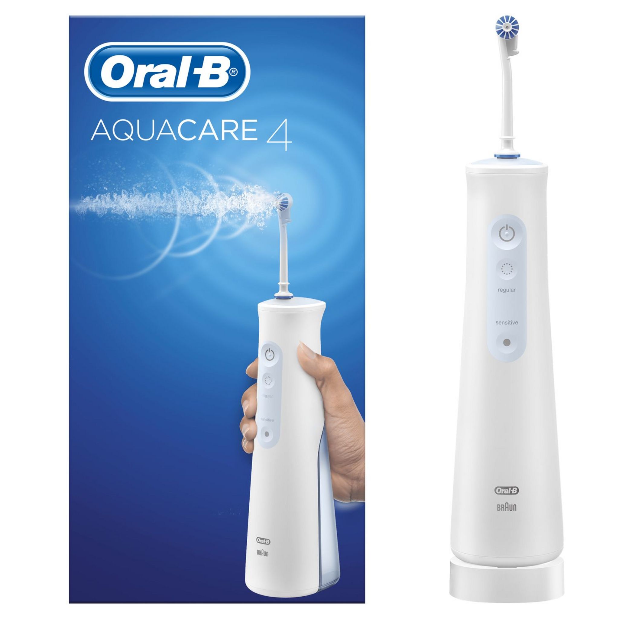 Voir la diapositive 10 : ORAL-B Combiné dentaire AQUACARE - Blanc