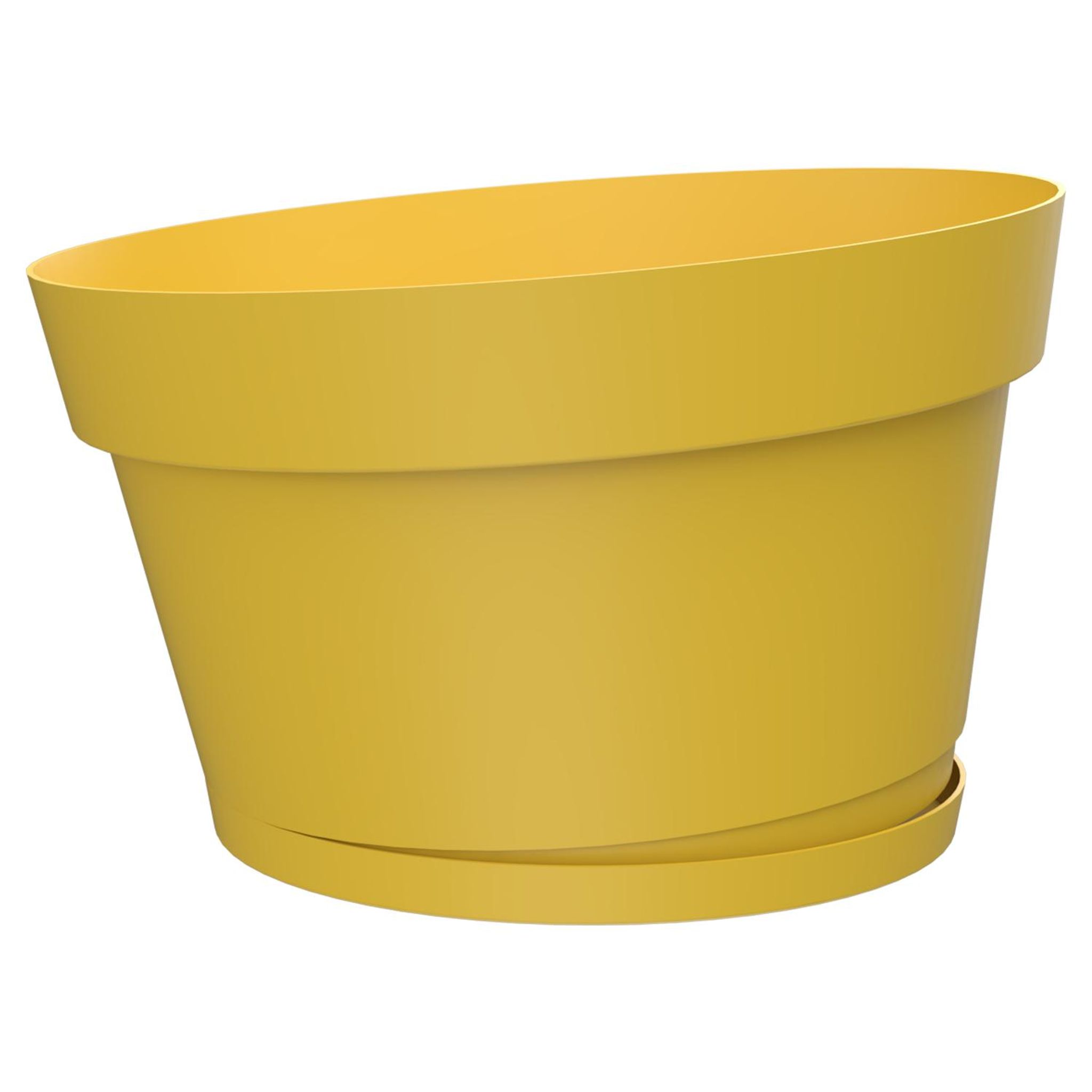 GARDENSTAR Coupe + soucoupe d30 moutarde