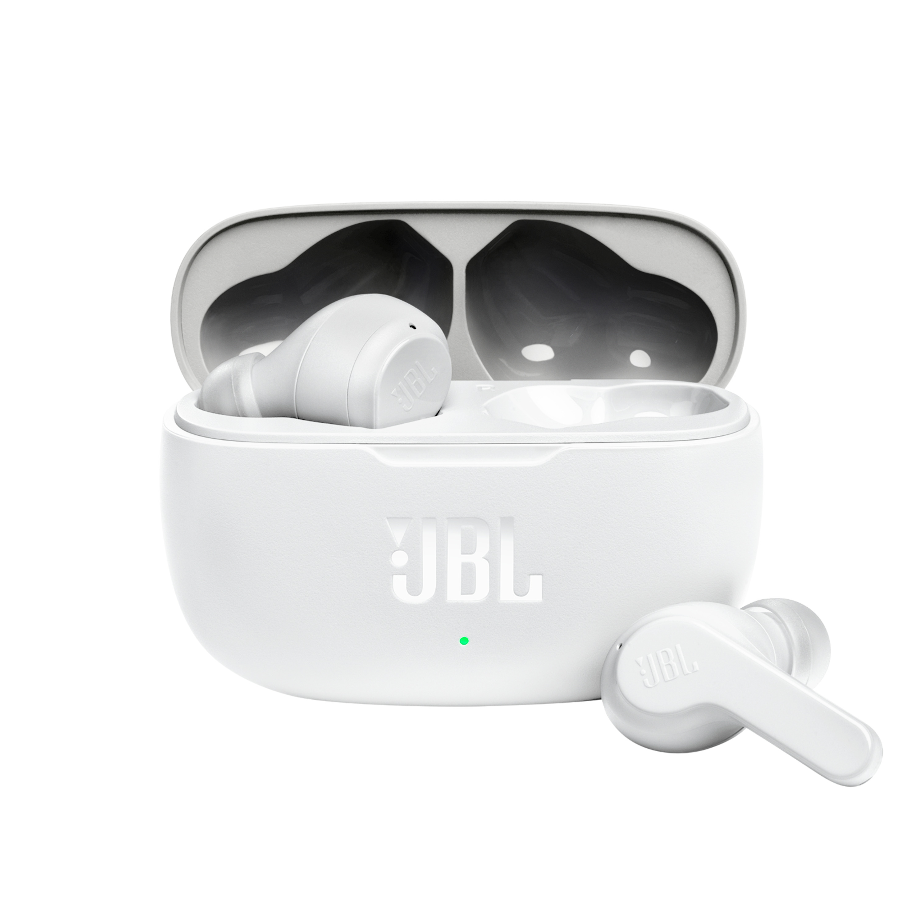 Voir la diapositive 2 : JBL Écouteurs Wave 200 TWS - Blanc