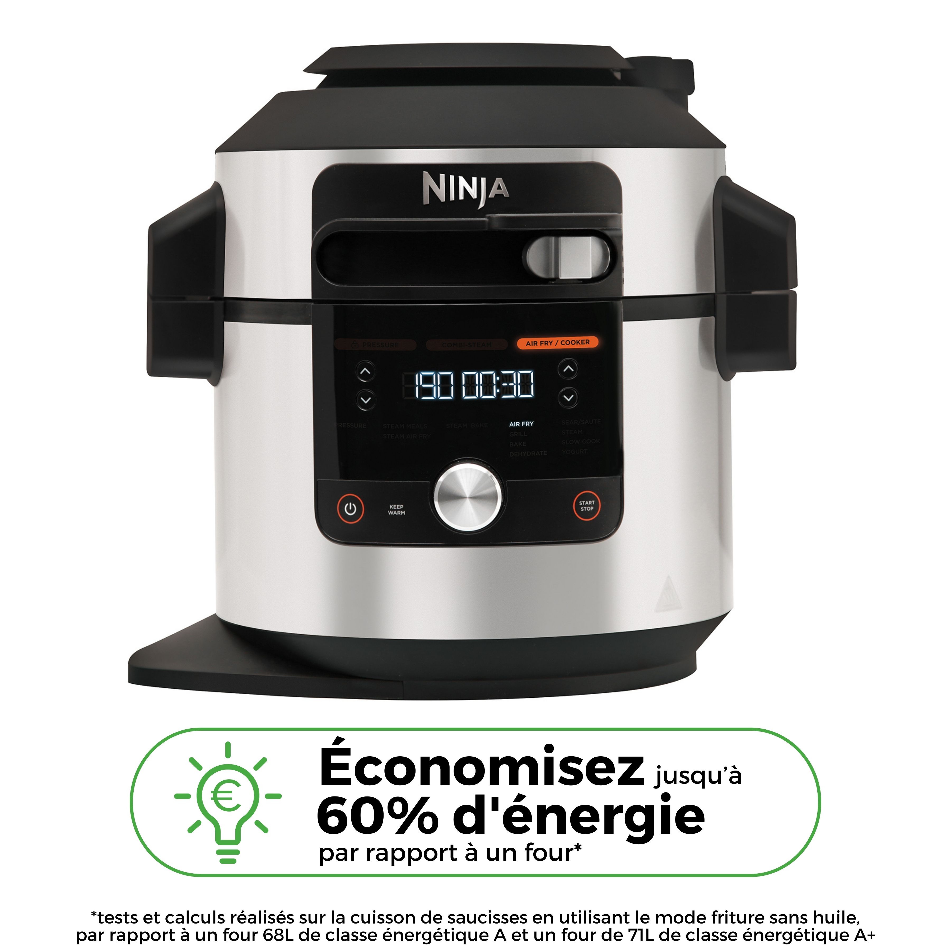 Voir la diapositive 2 : NINJA Multicuiseur  SmartLid 12-en-1 Foodi MAX OL650EU- Noir