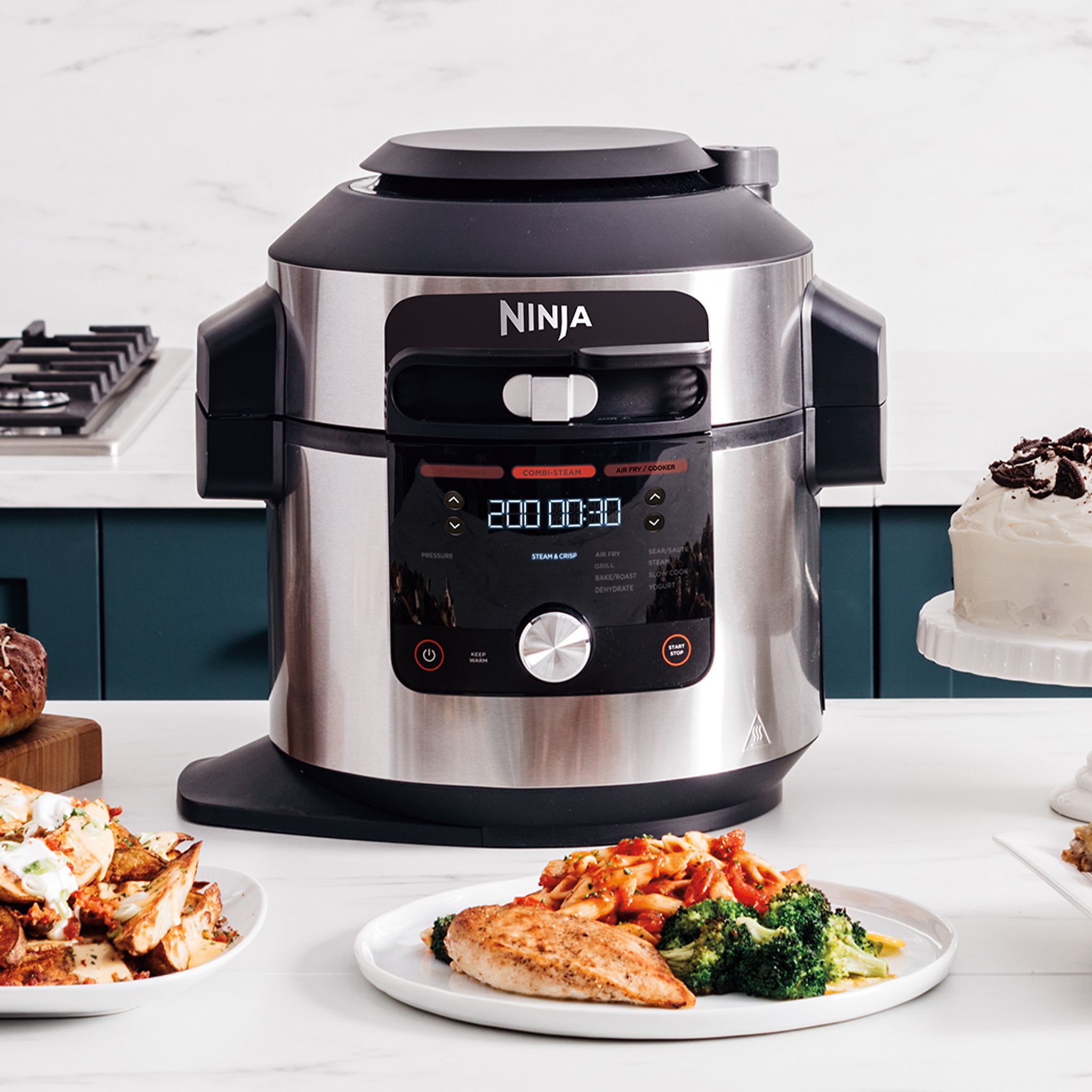 Voir la diapositive 3 : NINJA Multicuiseur  SmartLid 12-en-1 Foodi MAX OL650EU- Noir